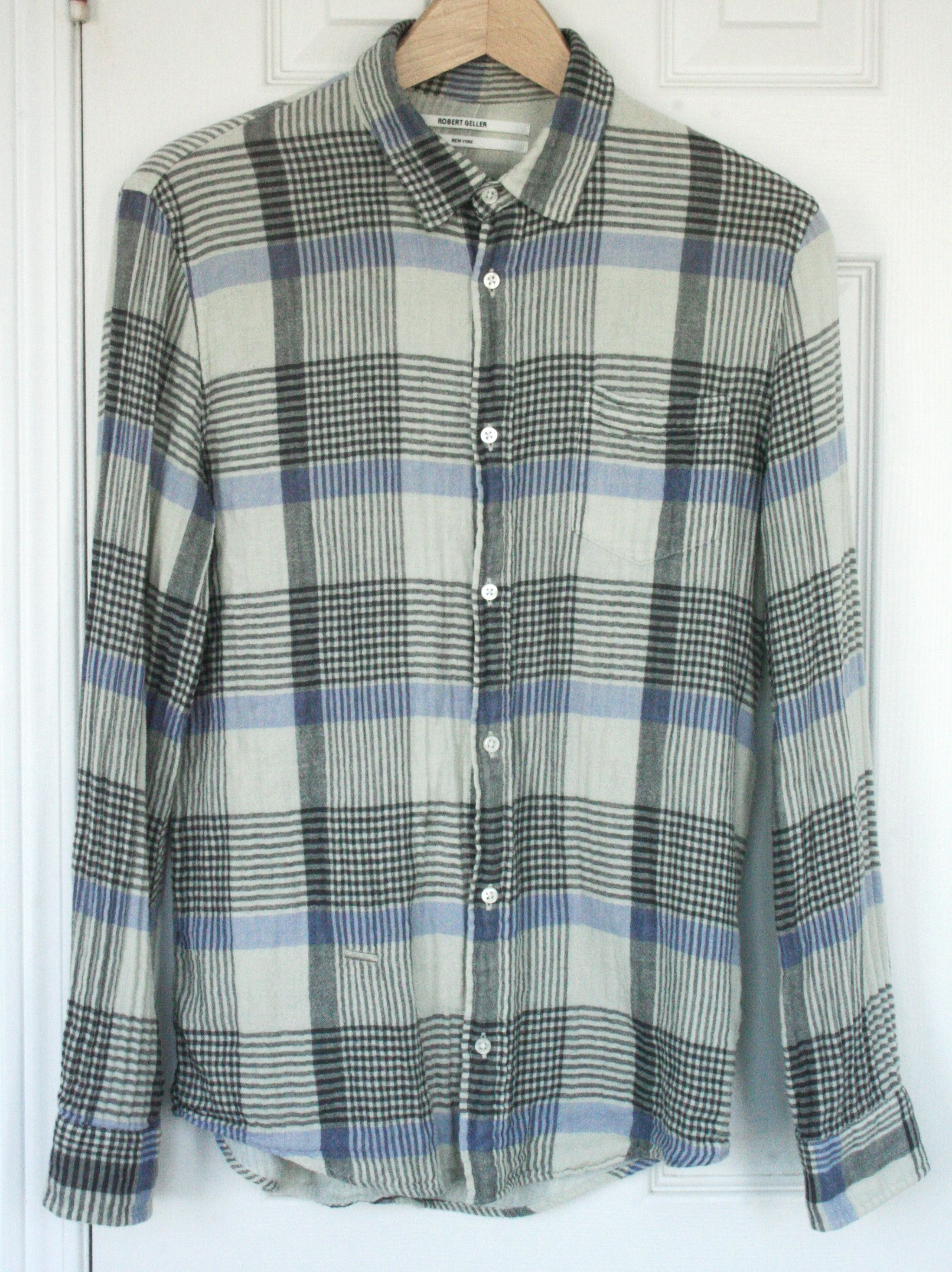 Robert Geller Robert Geller California Button Up Shadow Plaid XS Small Size US S / EU 44-46 / 1 - 1 Thumbnail