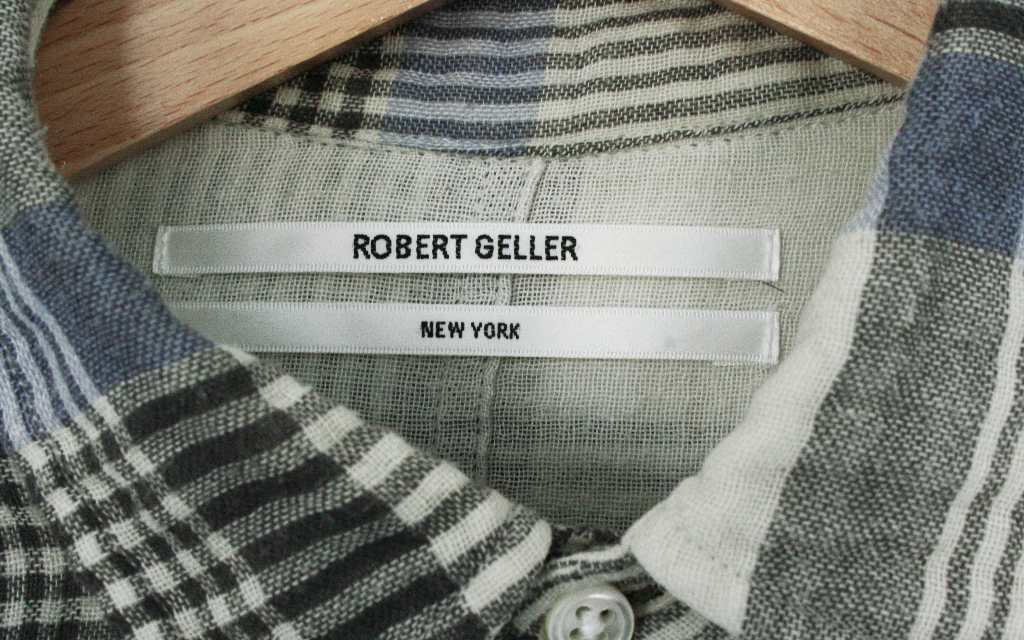 Robert Geller Robert Geller California Button Up Shadow Plaid XS Small Size US S / EU 44-46 / 1 - 6 Thumbnail