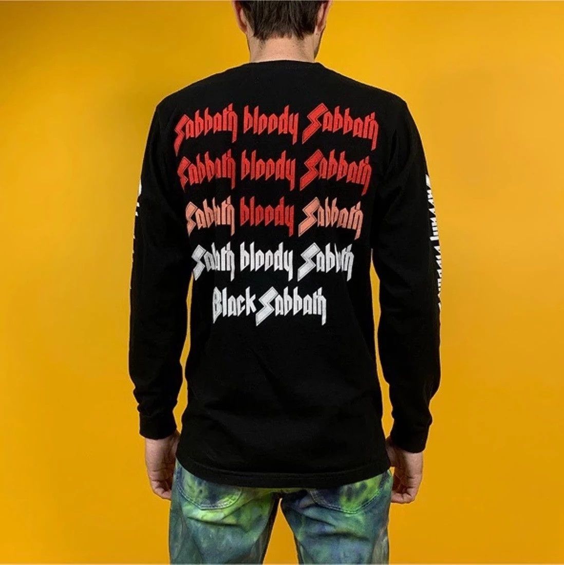 Supreme Supreme x Black Sabbath Long Sleeve T-Shirt Hellstar Chrome Size US M / EU 48-50 / 2 - 4 Thumbnail