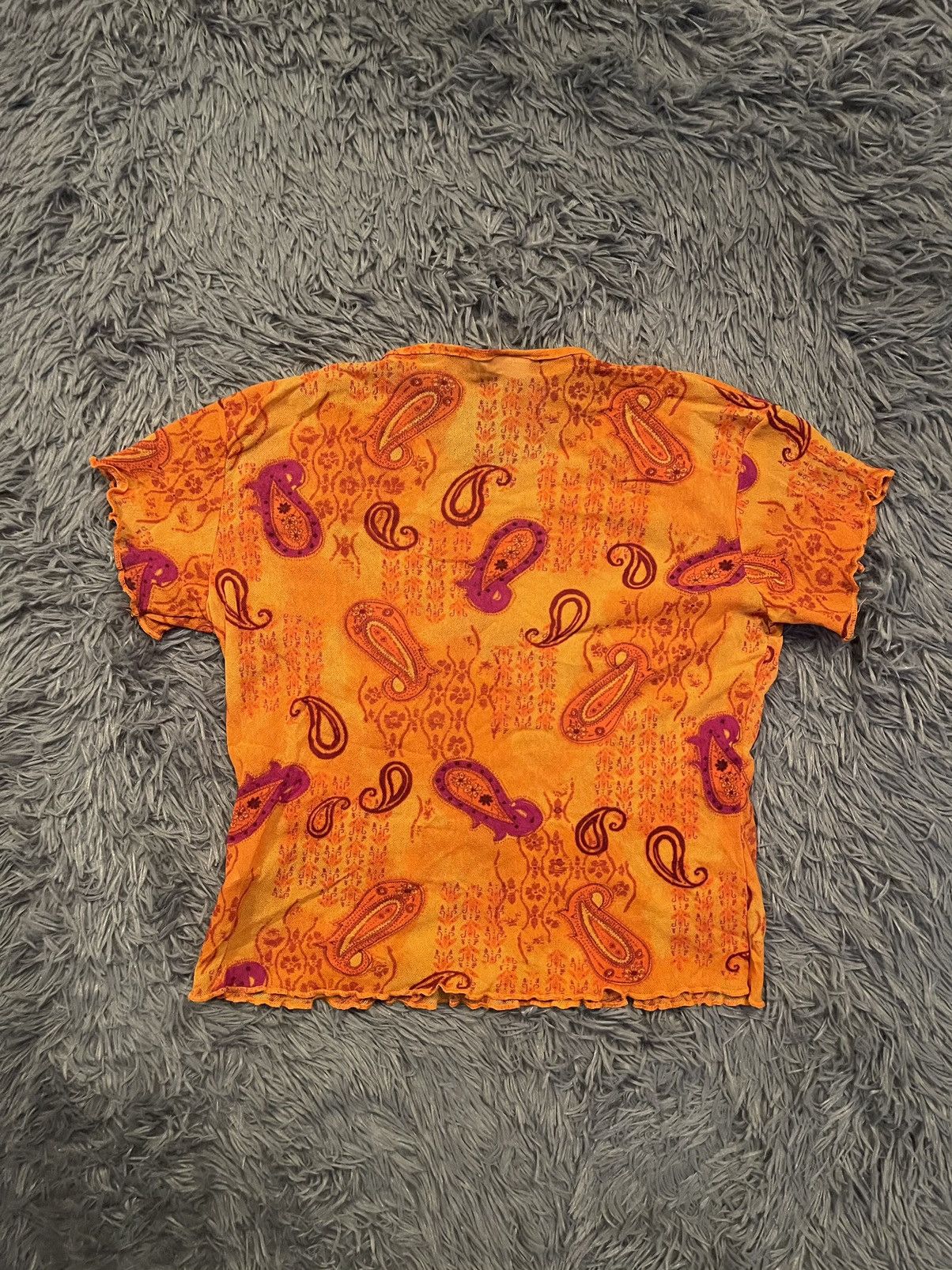 Vintage Modern 90s vintage Italian mesh JPG style t-shirt Size L / US 10 / IT 46 - 6 Thumbnail