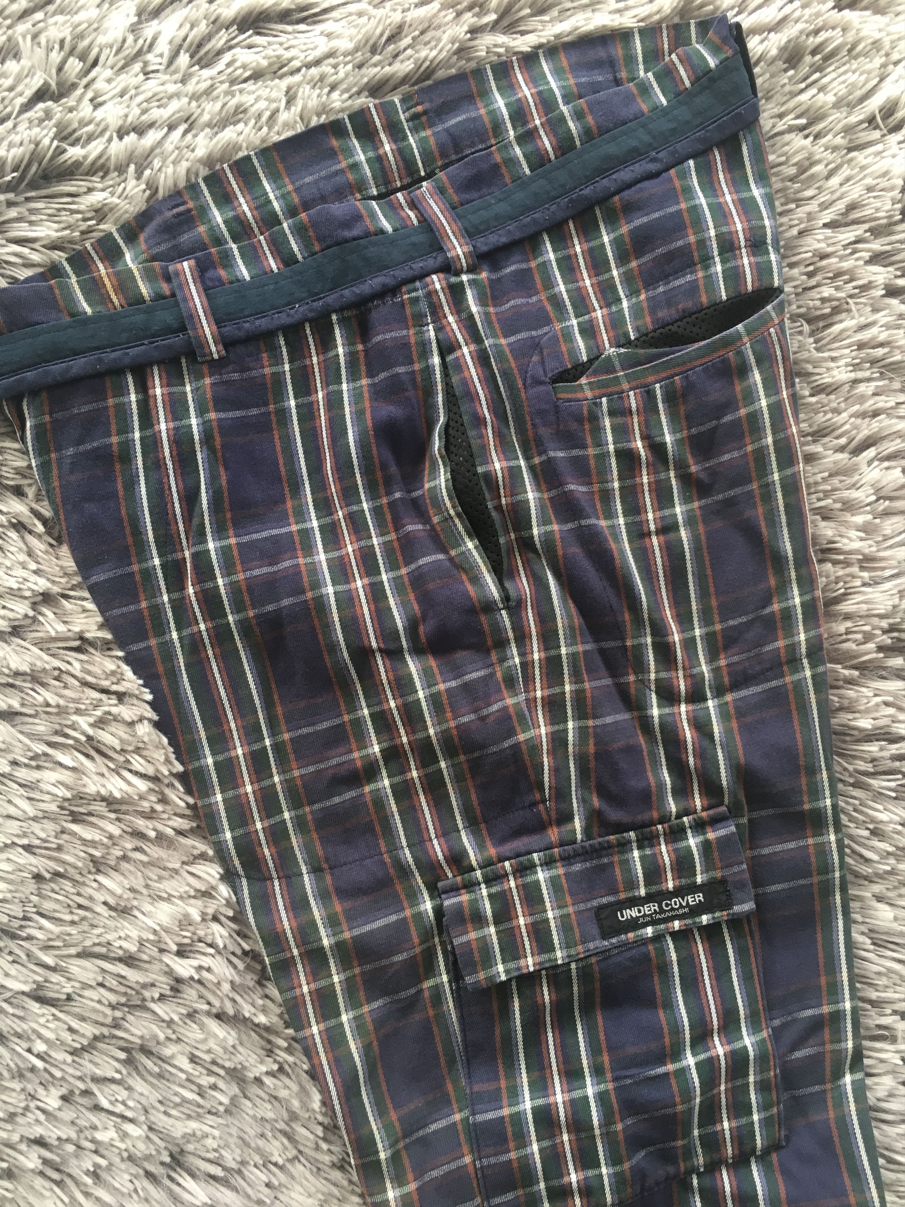 Undercover Undercover AW 1996 Blue Tartan Cargo Pant Size US 30 / EU 46 - 5 Thumbnail