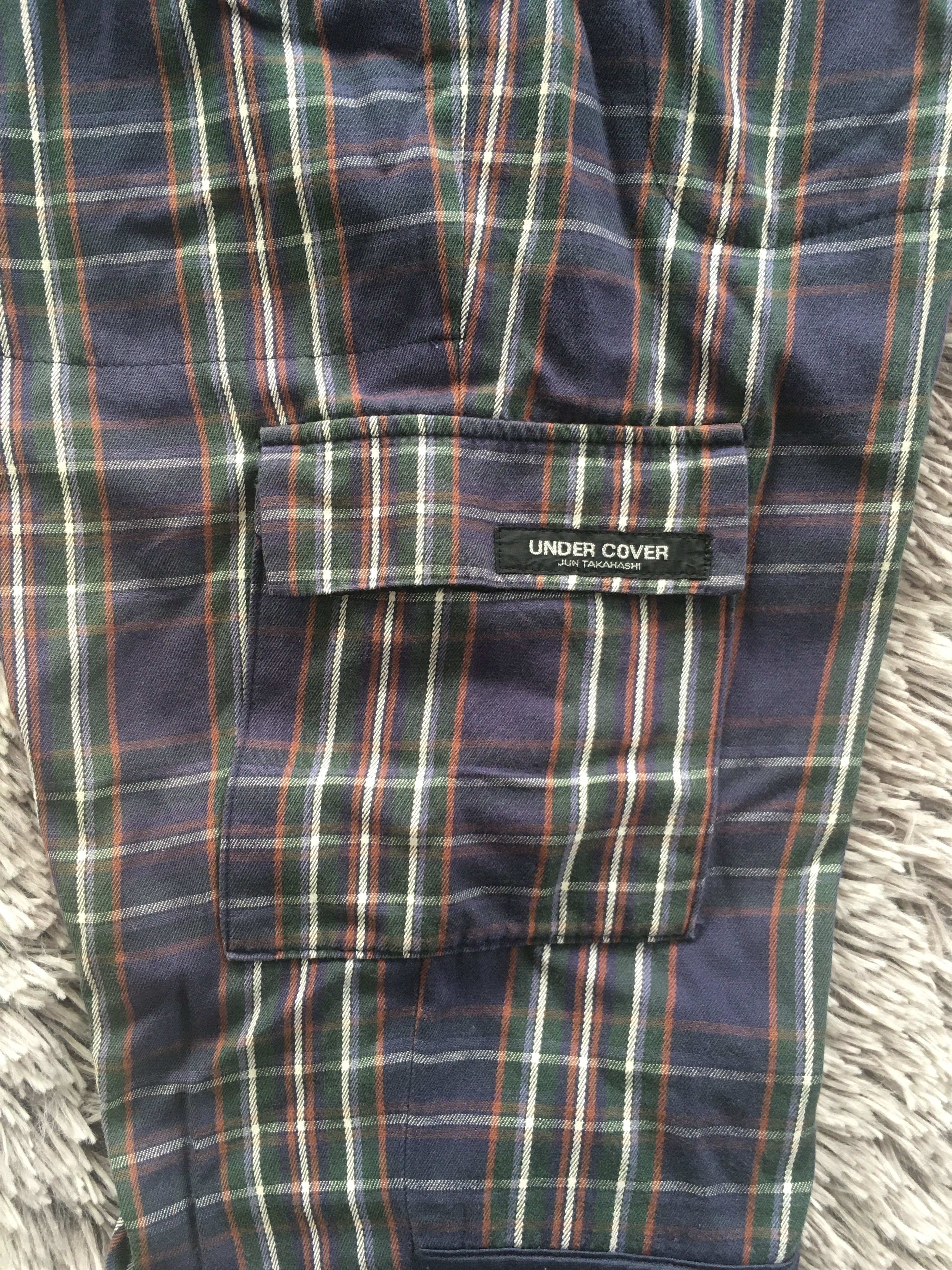 Undercover Undercover AW 1996 Blue Tartan Cargo Pant Size US 30 / EU 46 - 4 Thumbnail