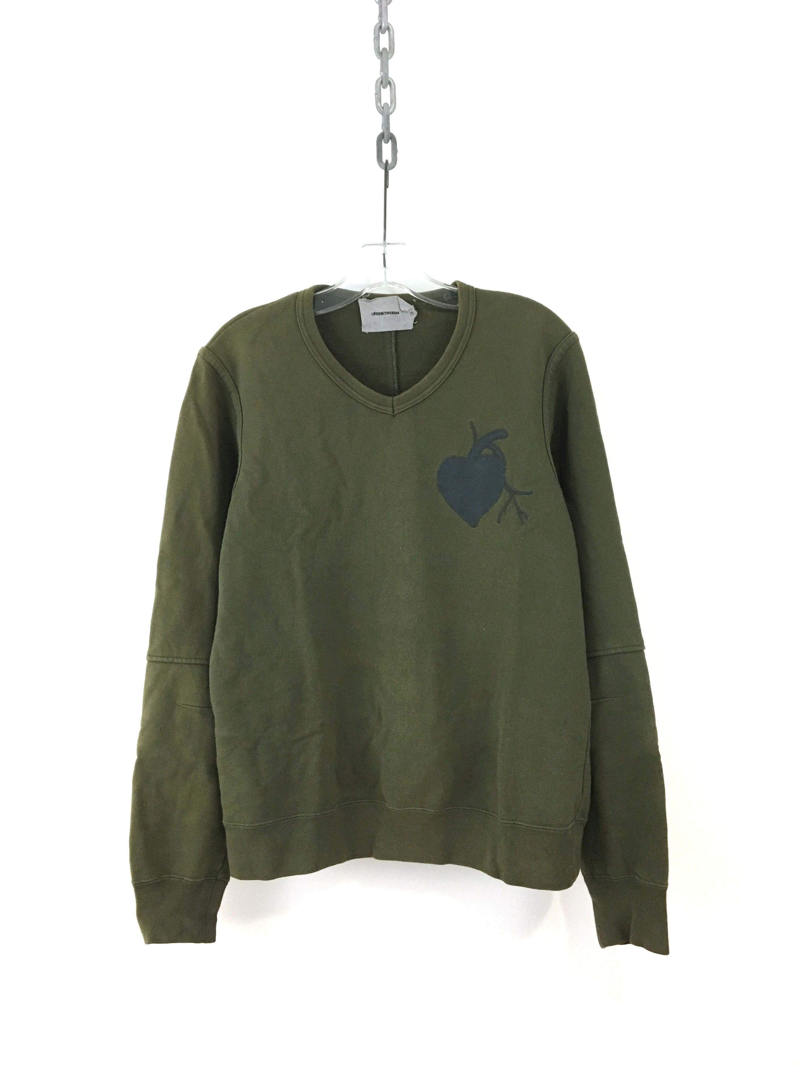 Undercover AW13 Anatomicouture Embroidered Heart Crewneck Size US M / EU 48-50 / 2 - 1 Thumbnail