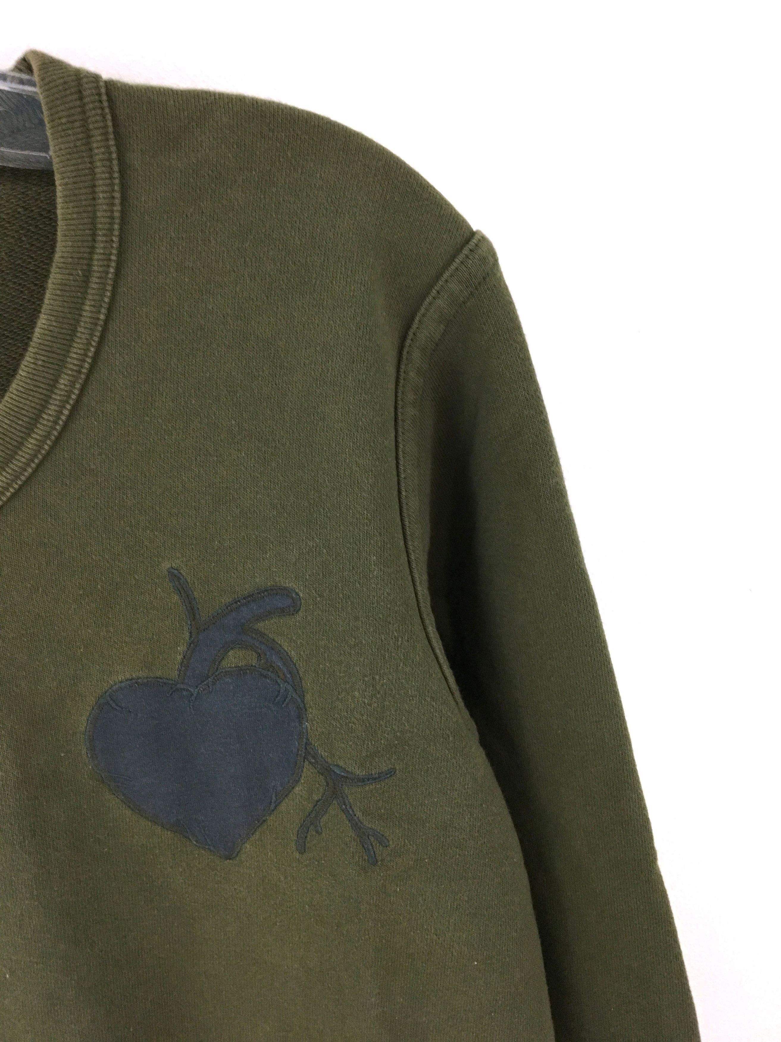 Undercover AW13 Anatomicouture Embroidered Heart Crewneck Size US M / EU 48-50 / 2 - 3 Thumbnail