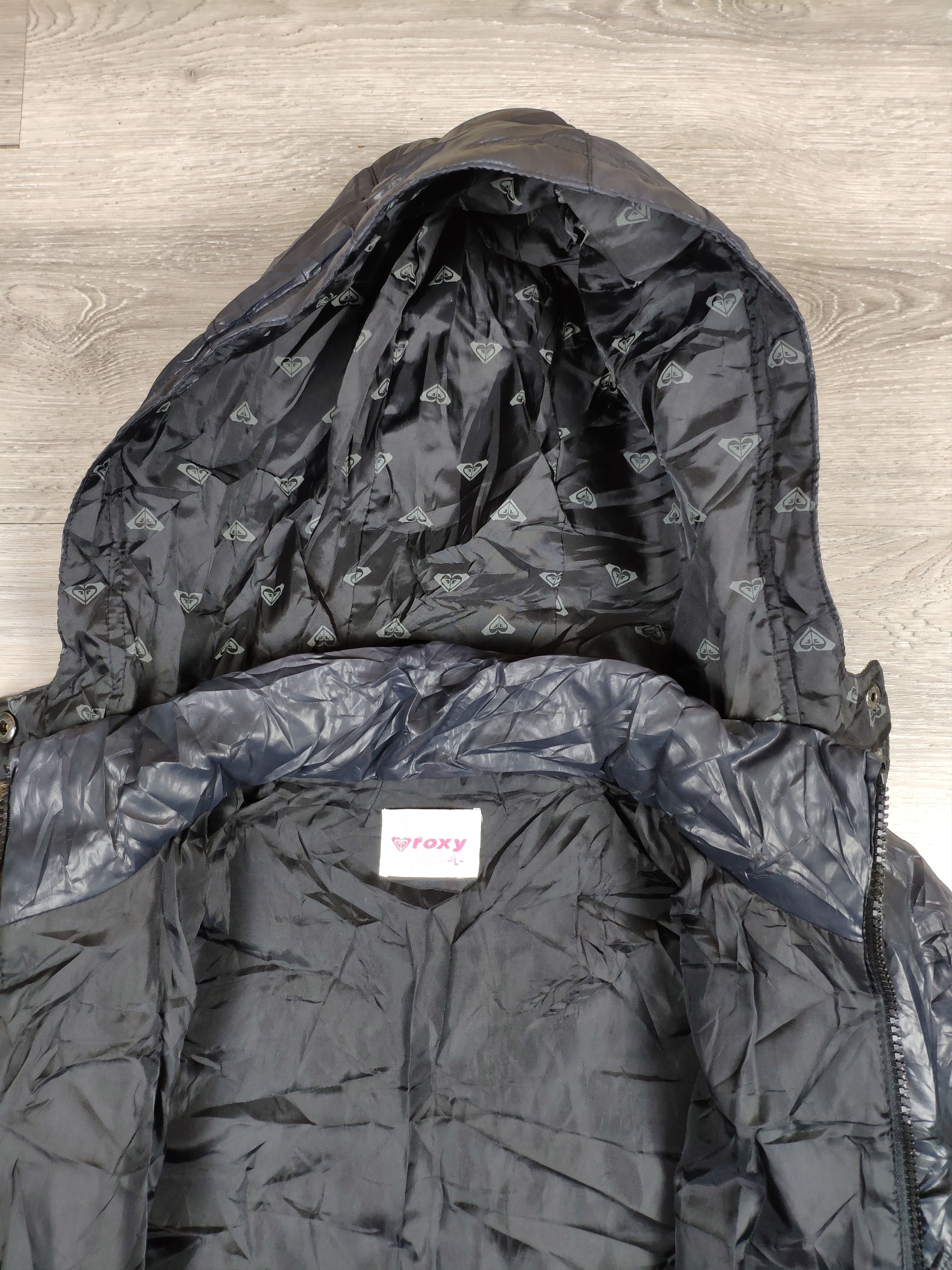 Japanese Brand × Vintage Steal 💥 Vintage Roxy Puffer Jacket Moncler Style Size S / US 4 / IT 40 - 3 Thumbnail