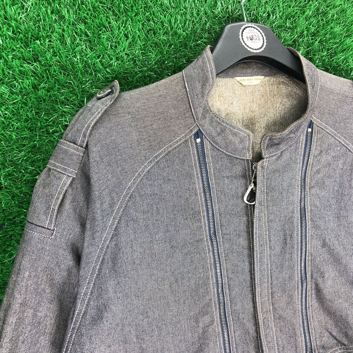 Japanese Brand Vintage Parachute Bomber Style by Jeans Paul Isola Paris Size US L / EU 52-54 / 3 - 2 Thumbnail