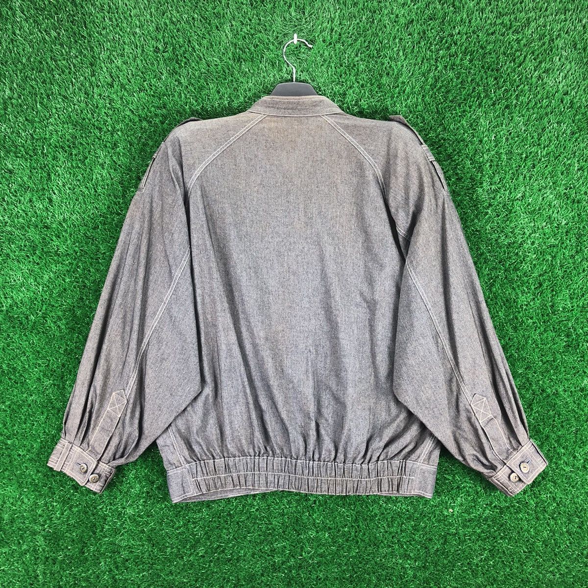 Japanese Brand Vintage Parachute Bomber Style by Jeans Paul Isola Paris Size US L / EU 52-54 / 3 - 4 Thumbnail