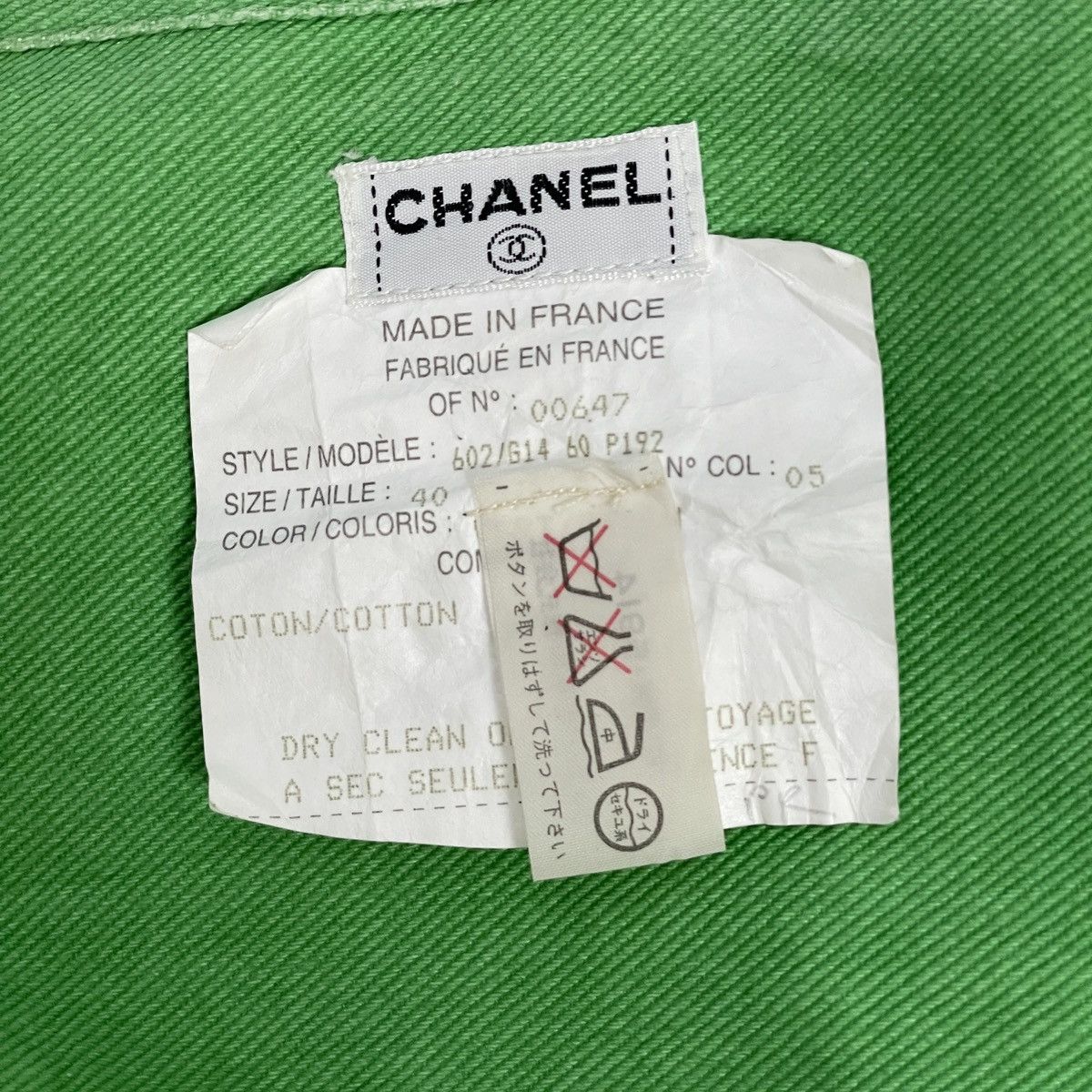 Chanel 🔥LAST PRICE🔥 Chanel Vert Green CC Buttons Coat Size M / US 6-8 / IT 42-44 - 17 Thumbnail