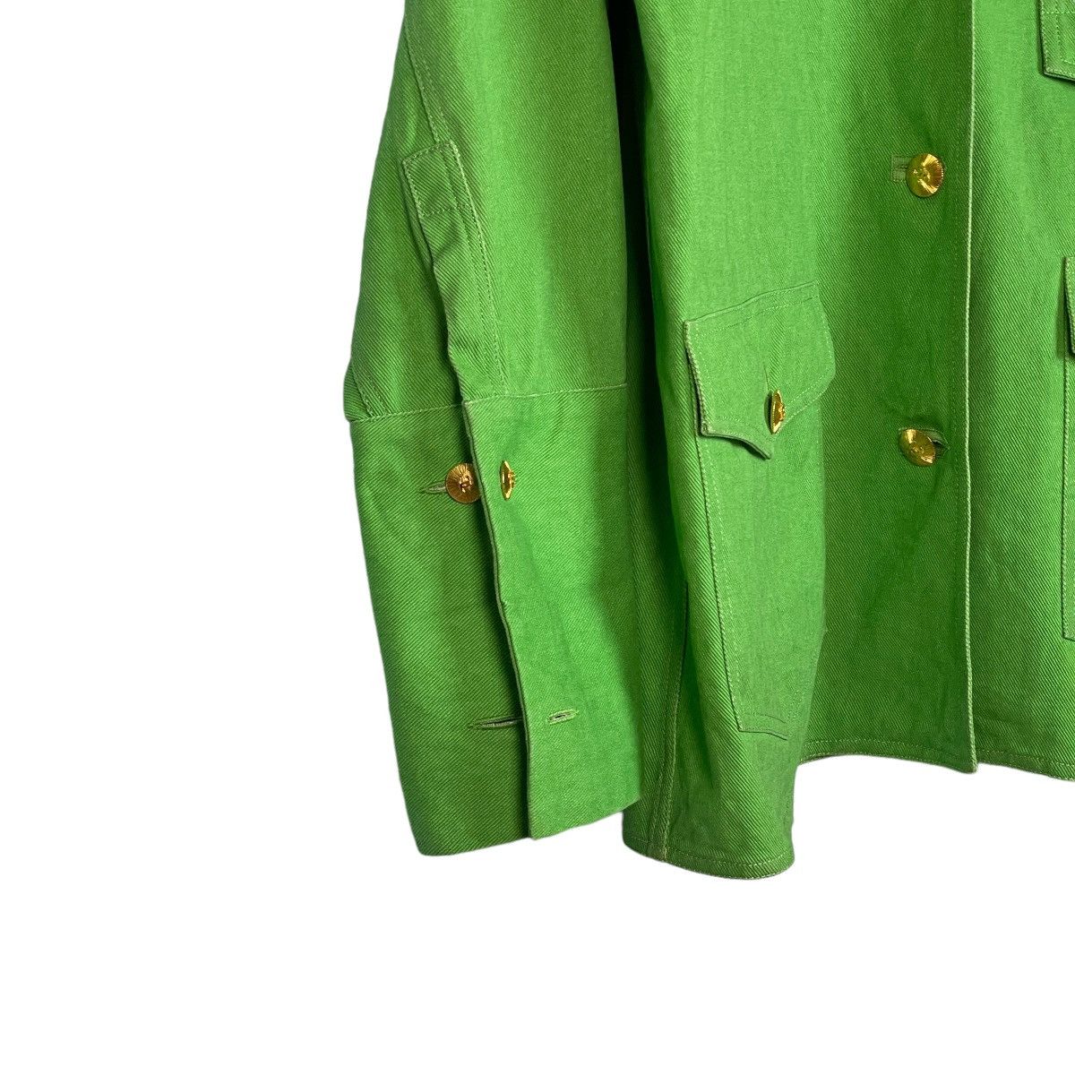 Chanel 🔥LAST PRICE🔥 Chanel Vert Green CC Buttons Coat Size M / US 6-8 / IT 42-44 - 9 Thumbnail