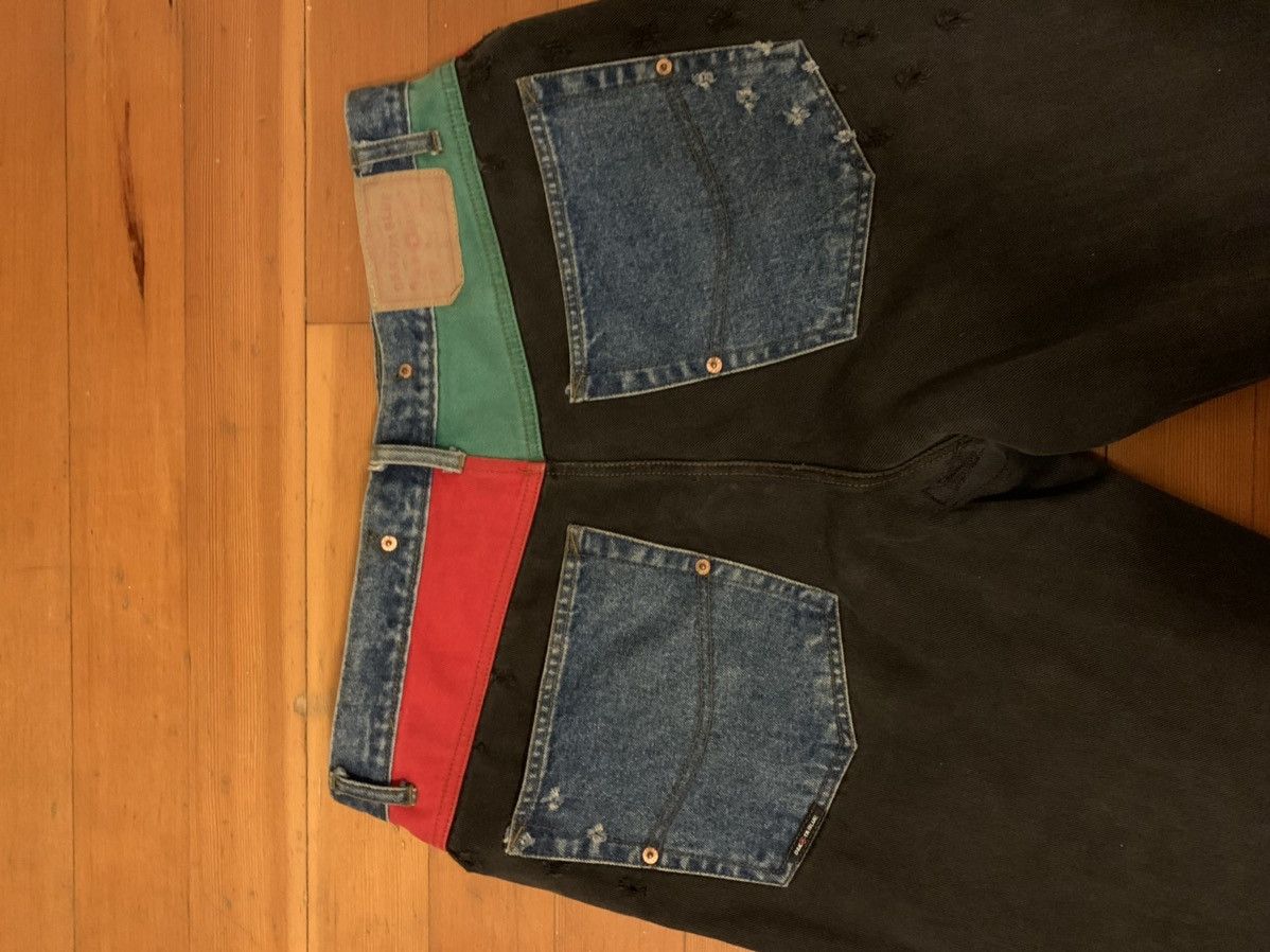Japanese Brand MULTI COLOR DENIM TEXTURED DENIM Size US 36 / EU 52 - 7 Thumbnail