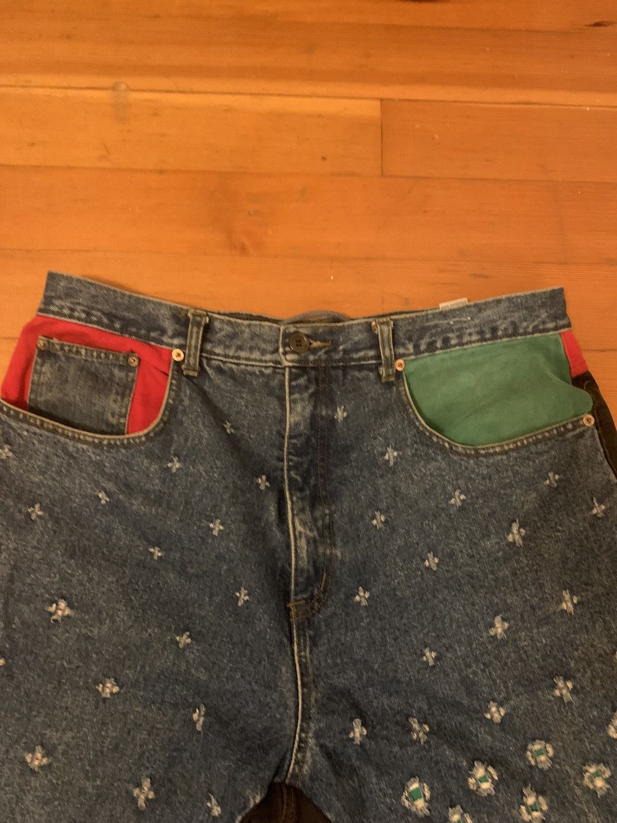 Japanese Brand MULTI COLOR DENIM TEXTURED DENIM Size US 36 / EU 52 - 9 Thumbnail