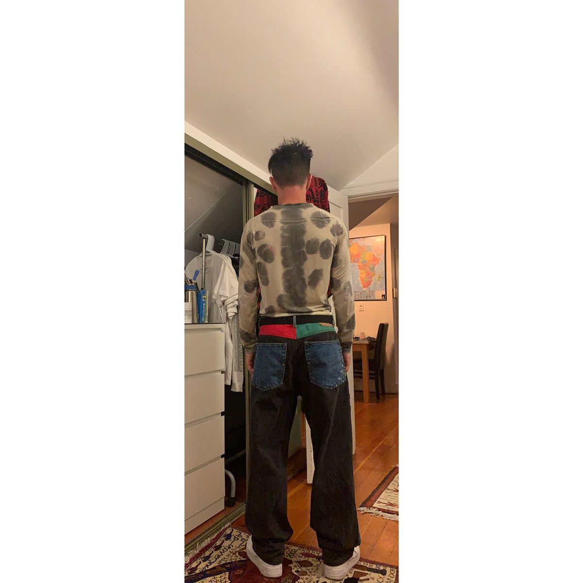 Japanese Brand MULTI COLOR DENIM TEXTURED DENIM Size US 36 / EU 52 - 4 Thumbnail