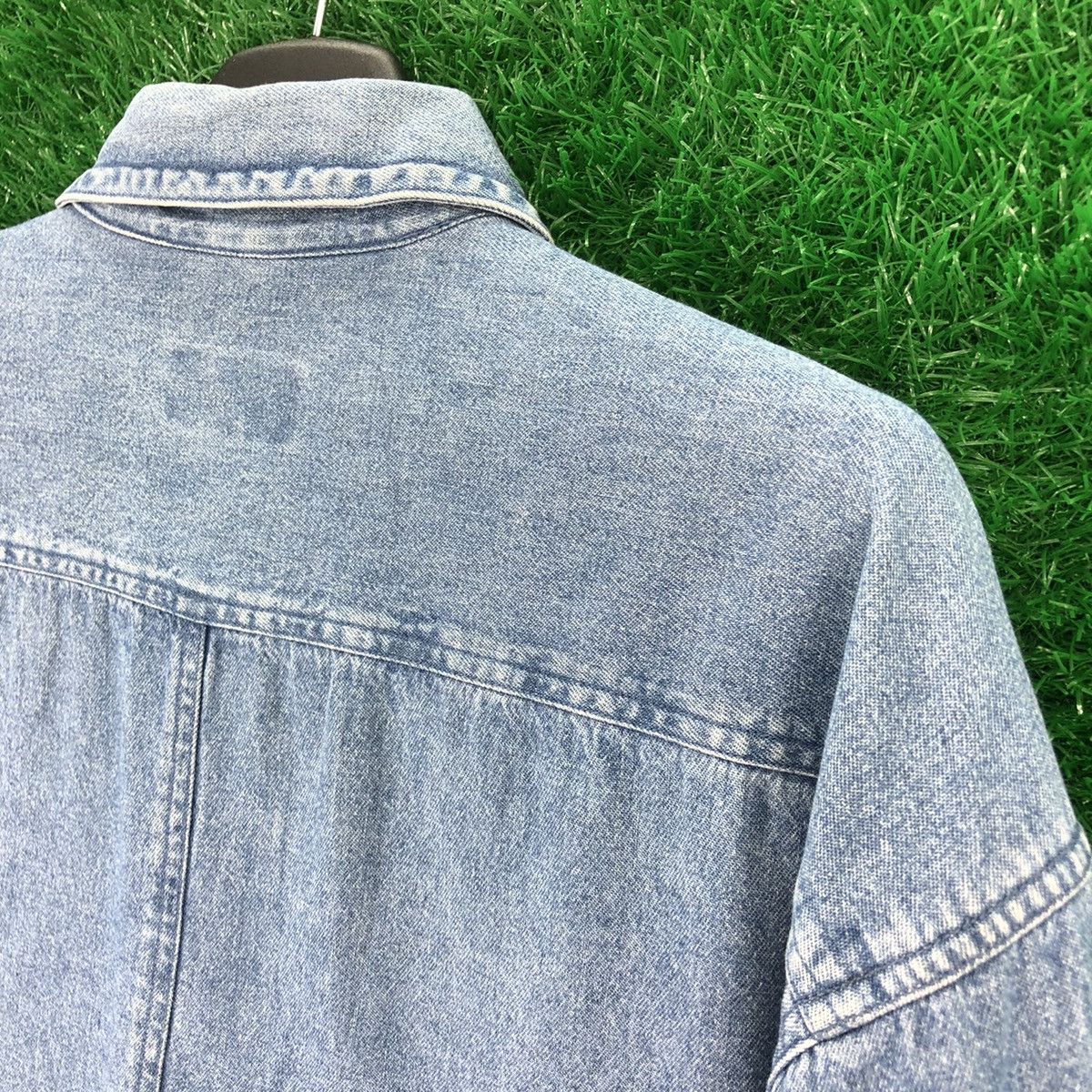 Bugle Boy Vintage 80's Denim Chore Jacket Workwear Style by Bugle Boy Size US XXL / EU 58 / 5 - 5 Thumbnail
