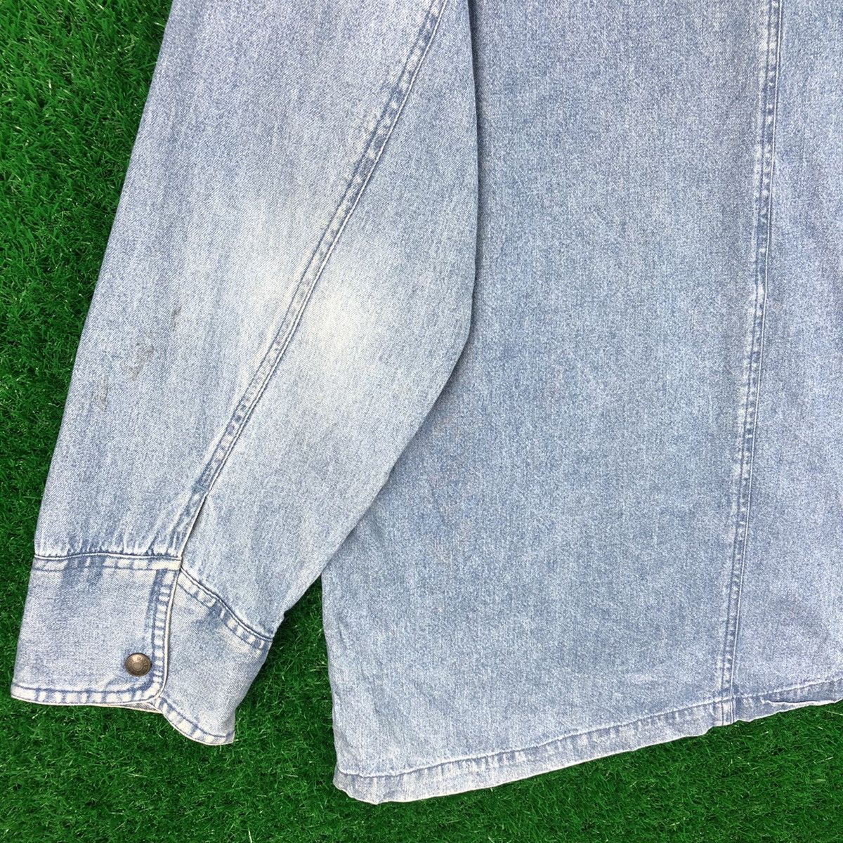 Bugle Boy Vintage 80's Denim Chore Jacket Workwear Style by Bugle Boy Size US XXL / EU 58 / 5 - 6 Thumbnail