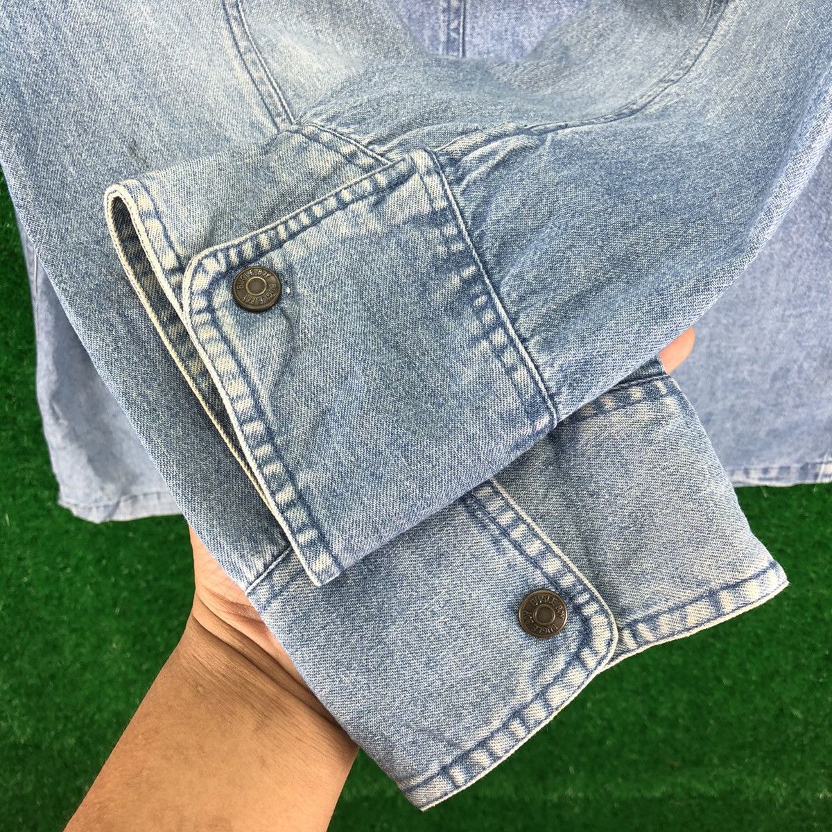 Bugle Boy Vintage 80's Denim Chore Jacket Workwear Style by Bugle Boy Size US XXL / EU 58 / 5 - 12 Thumbnail