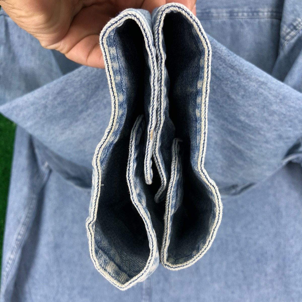 Bugle Boy Vintage 80's Denim Chore Jacket Workwear Style by Bugle Boy Size US XXL / EU 58 / 5 - 11 Thumbnail