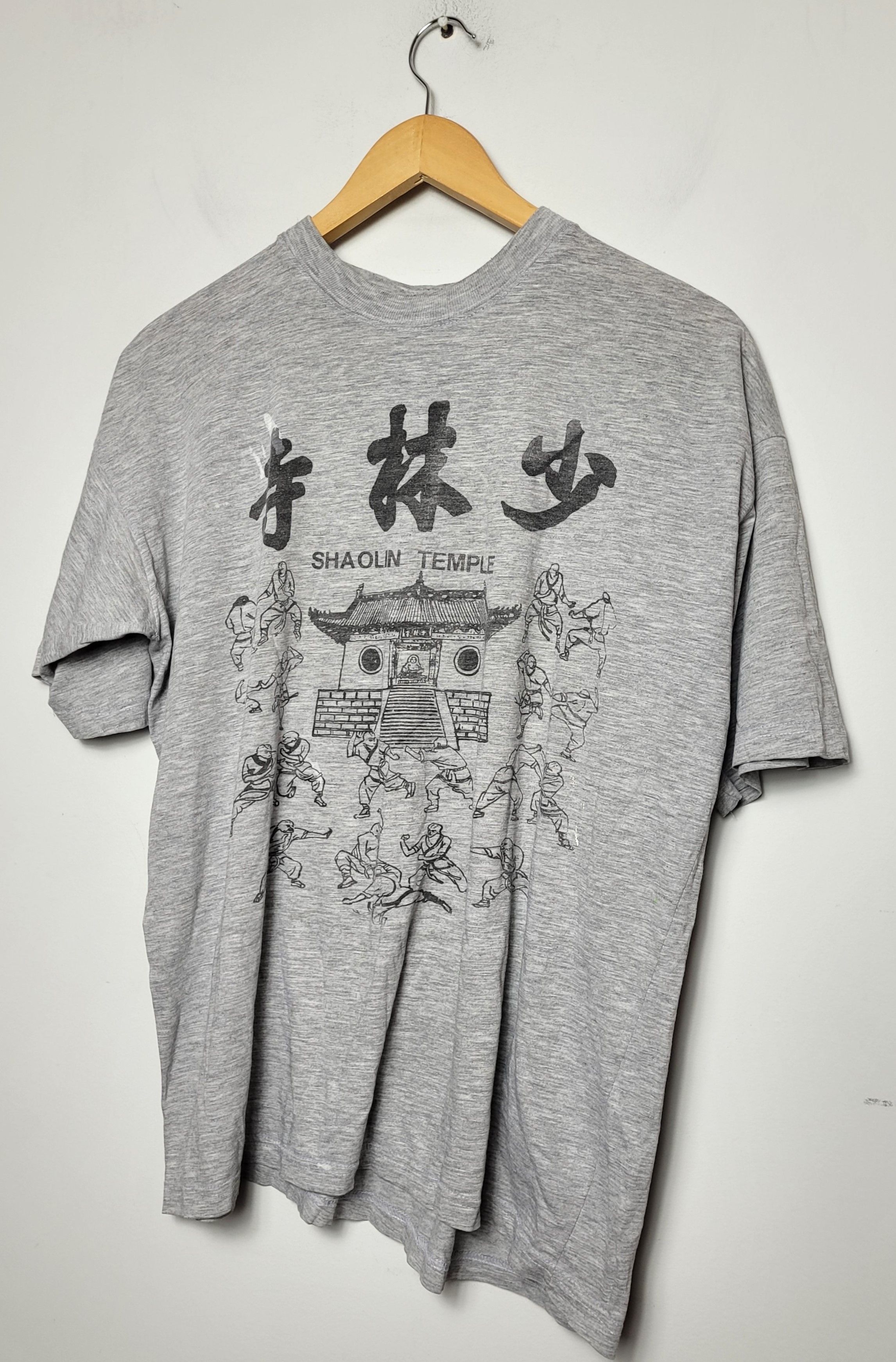 Japanese Brand × Vintage vintage Shaolin Temple karate japanese 90s tee Size US L / EU 52-54 / 3 - 1 Thumbnail