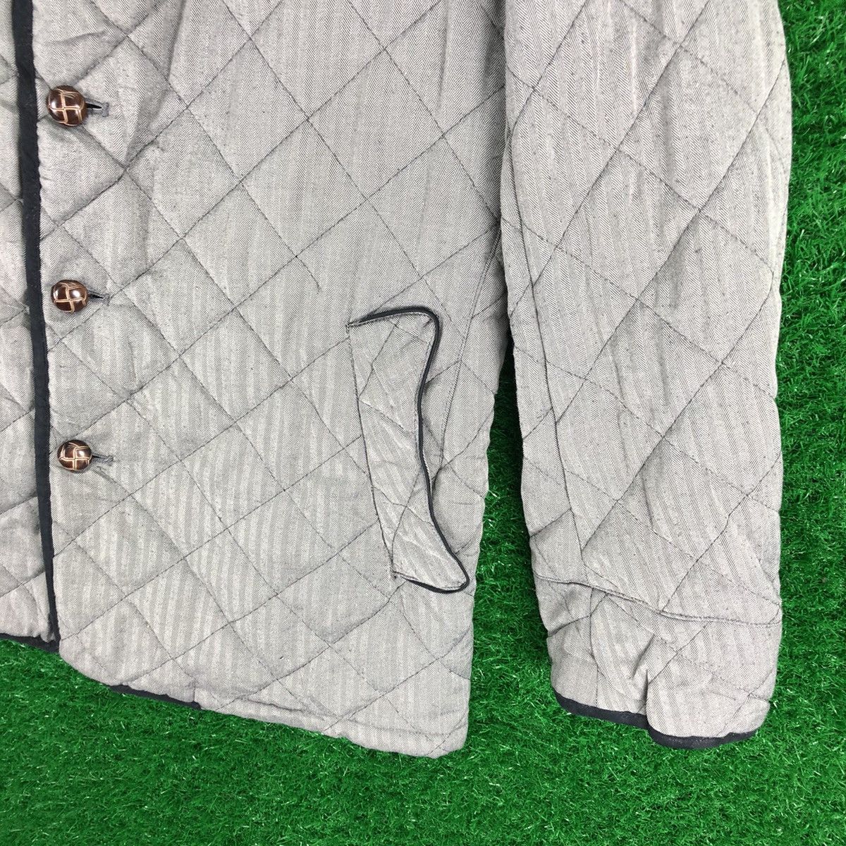 Japanese Brand Vintage Jacket Herringbone Quilted Puffer by Field/Dream Size US L / EU 52-54 / 3 - 3 Thumbnail