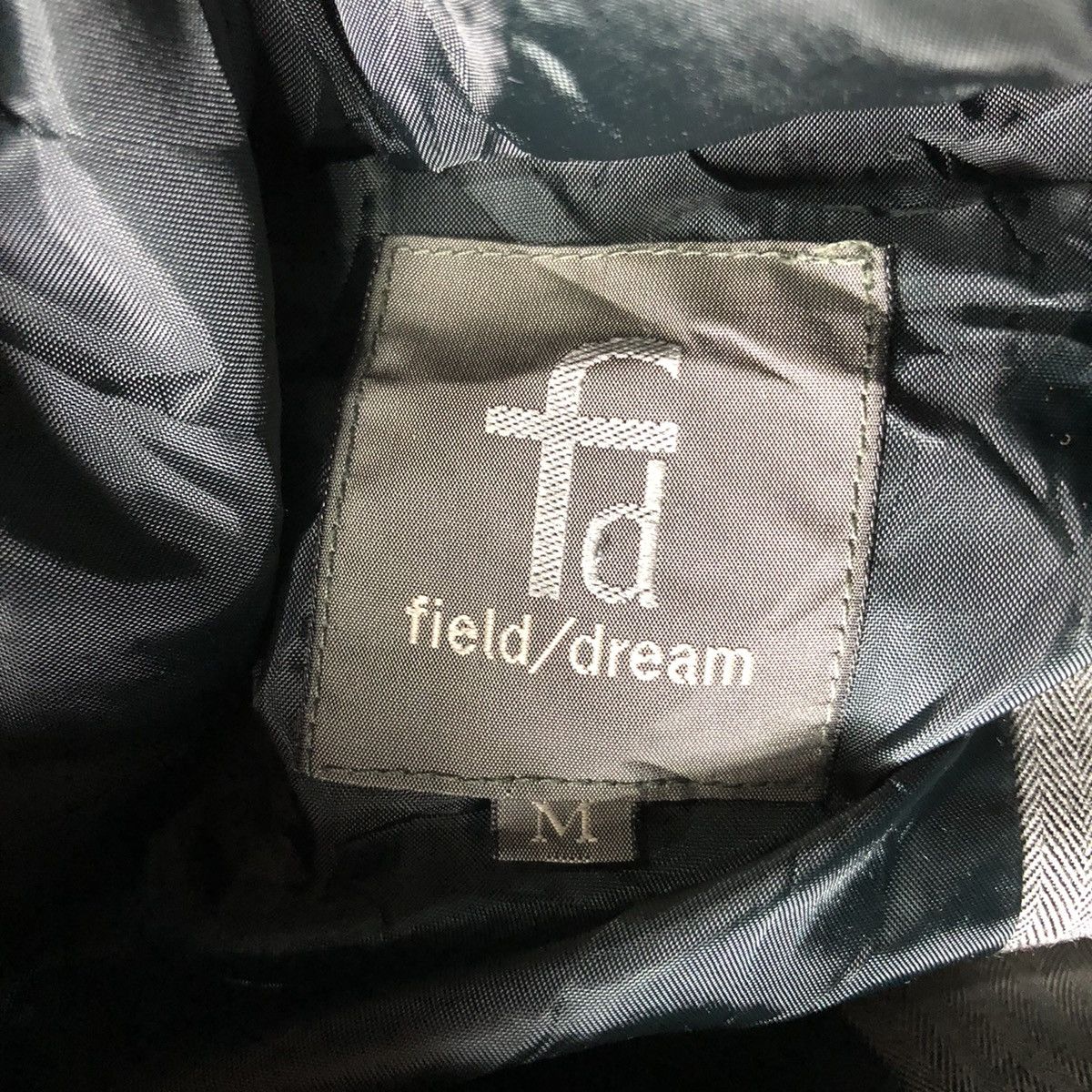 Japanese Brand Vintage Jacket Herringbone Quilted Puffer by Field/Dream Size US L / EU 52-54 / 3 - 12 Thumbnail