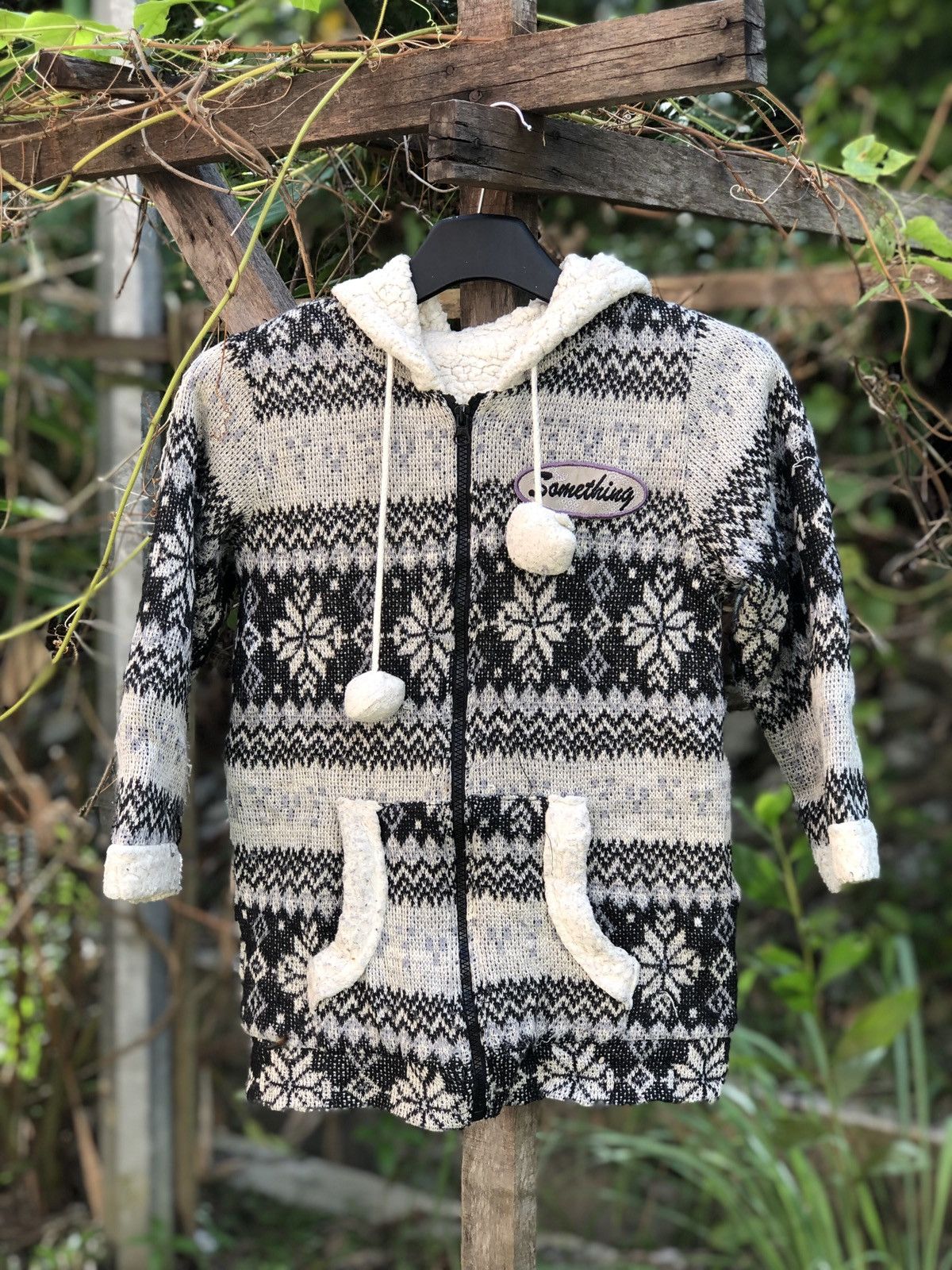 Edwin Vintage Knit Sherpa Sweater Hoodie by Something Edwin Size US XXS / EU 40 - 1 Thumbnail