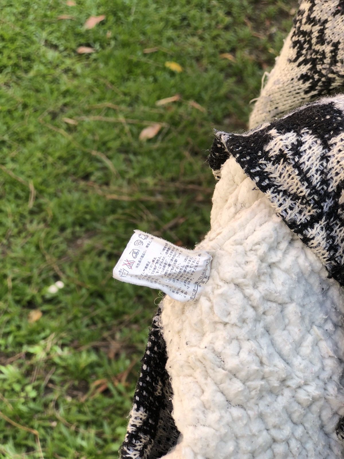 Edwin Vintage Knit Sherpa Sweater Hoodie by Something Edwin Size US XXS / EU 40 - 10 Thumbnail
