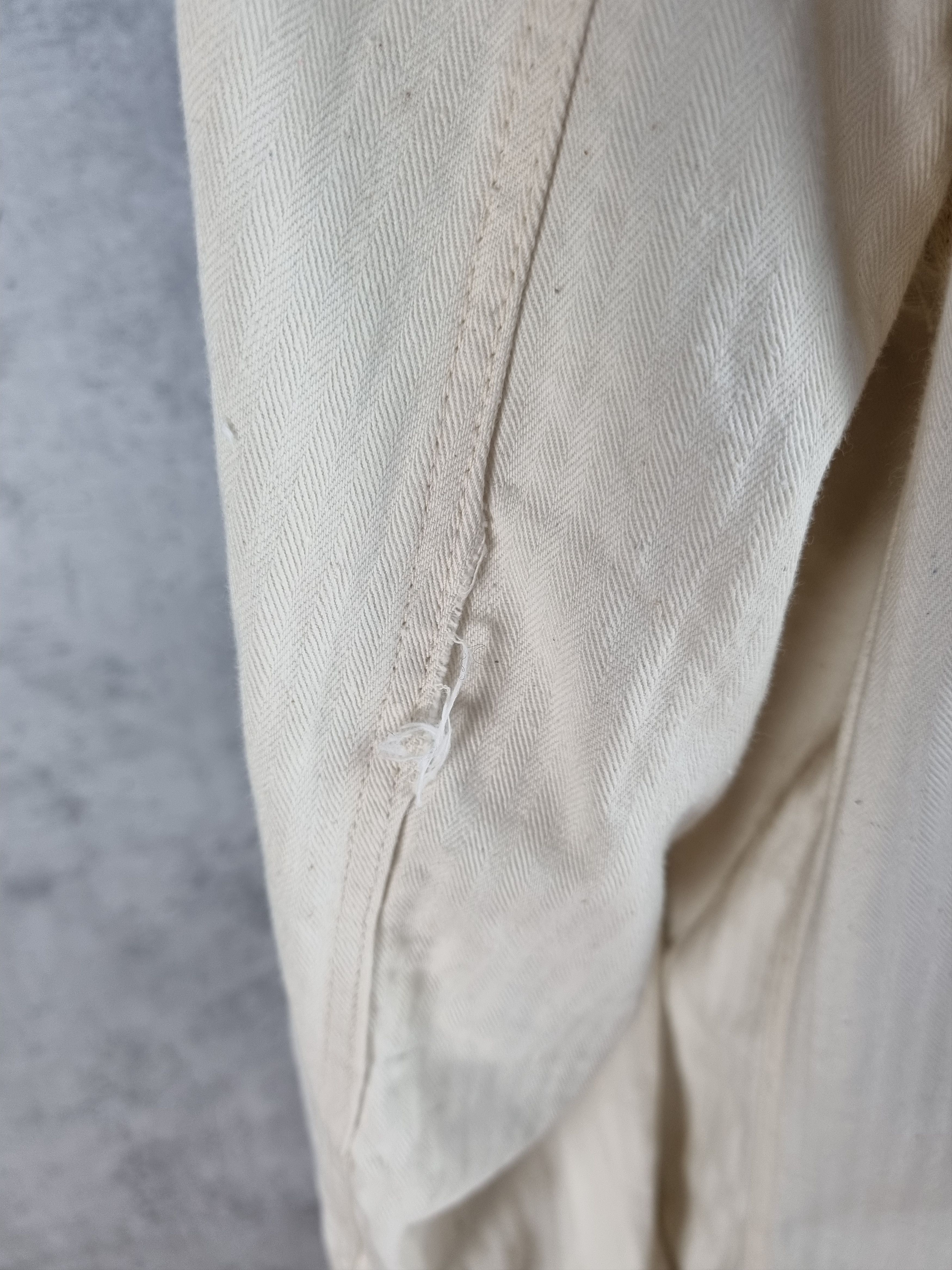 Le Laboureur × Vetra 60s Off White Vintage Worker Moleskine Chore Jacket Size US L / EU 52-54 / 3 - 16 Thumbnail