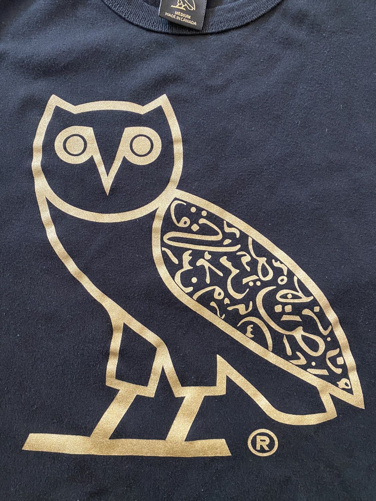 October's Very Own Octobers Very Own OVO Rare Arabic Calligraphy Owl Tee M Size US M / EU 48-50 / 2 - 1 Thumbnail
