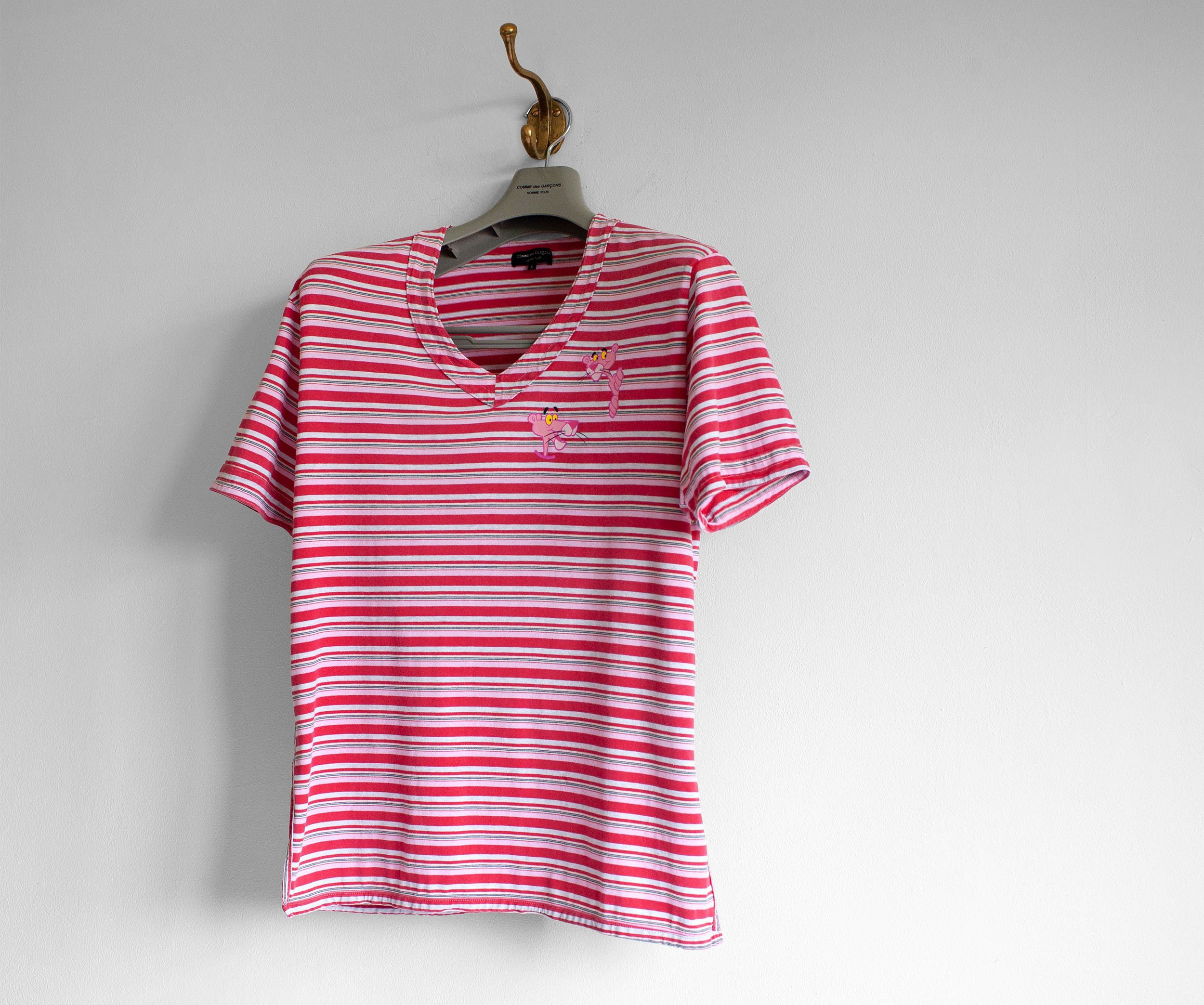 Comme des Garcons Homme Plus SS2005 COMME des GARÇONS HOMME PLUS PINK PANTHER T-SHIRT Size US L / EU 52-54 / 3 - 2 Thumbnail