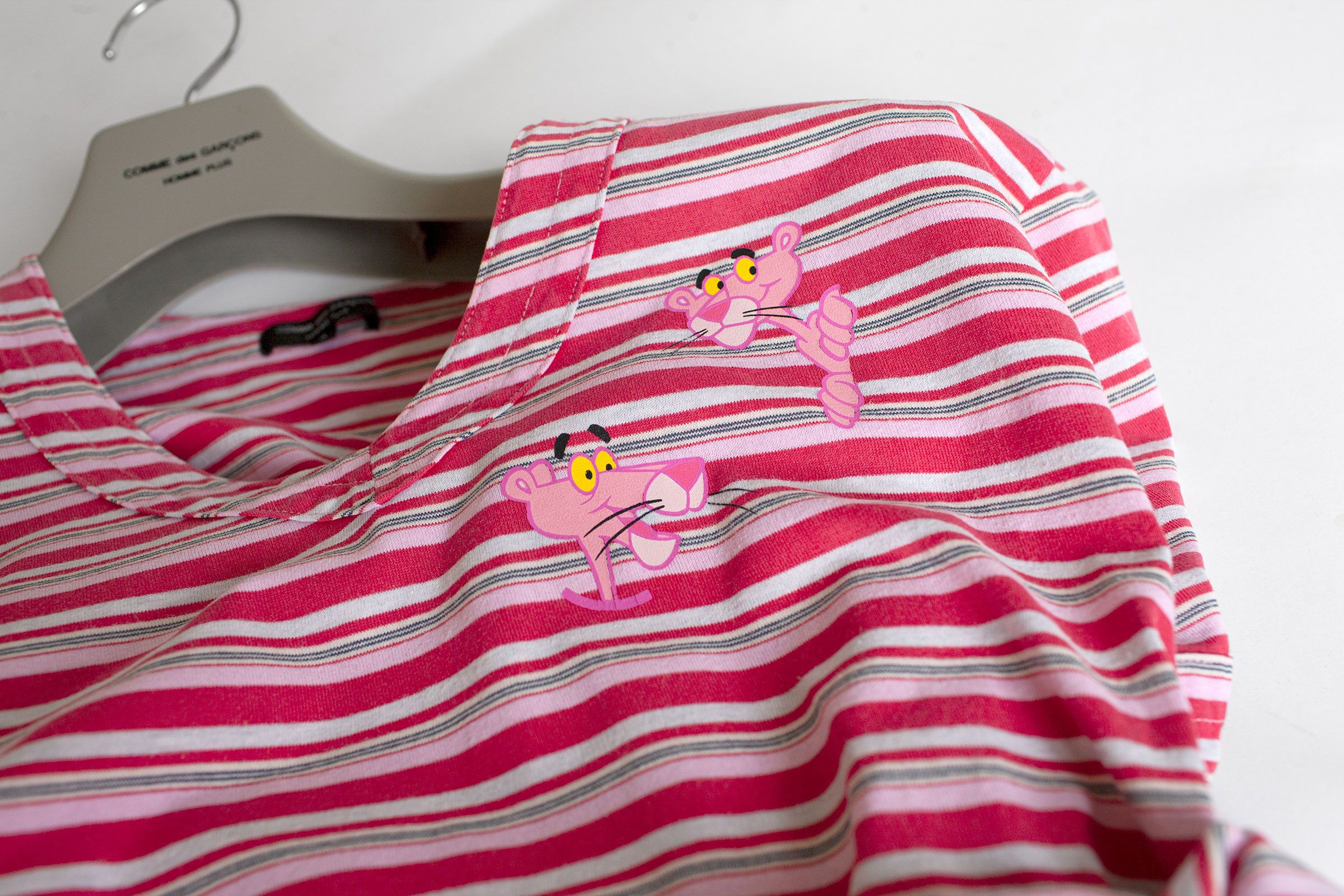 Comme des Garcons Homme Plus SS2005 COMME des GARÇONS HOMME PLUS PINK PANTHER T-SHIRT Size US L / EU 52-54 / 3 - 4 Thumbnail