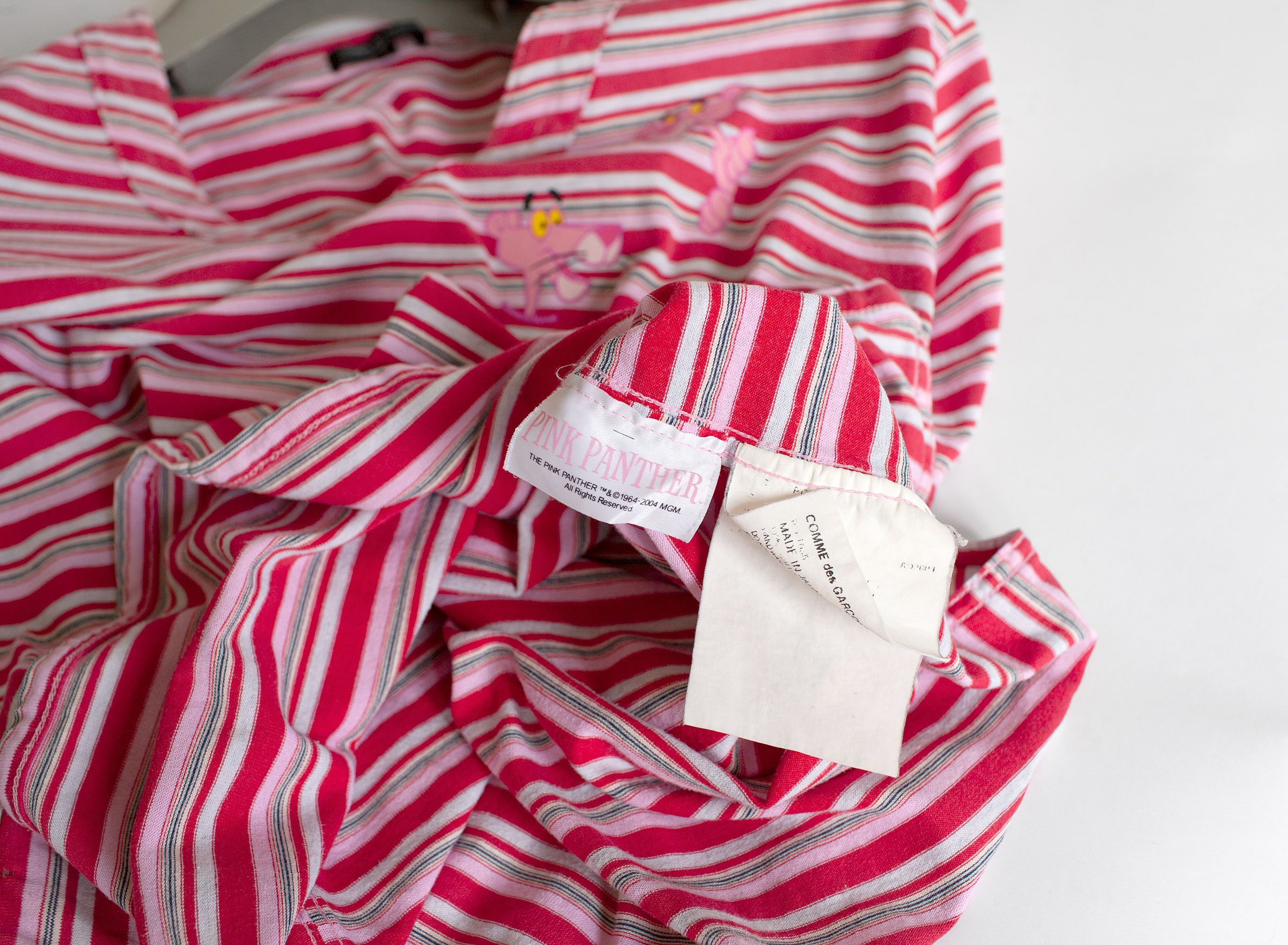 Comme des Garcons Homme Plus SS2005 COMME des GARÇONS HOMME PLUS PINK PANTHER T-SHIRT Size US L / EU 52-54 / 3 - 7 Thumbnail