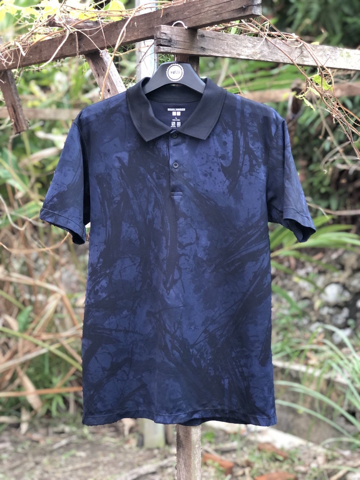 Uniqlo Uniqlo x Meguru Yamaguchi Japan Artistic Polo Tee Size US L / EU 52-54 / 3 - 1 Thumbnail