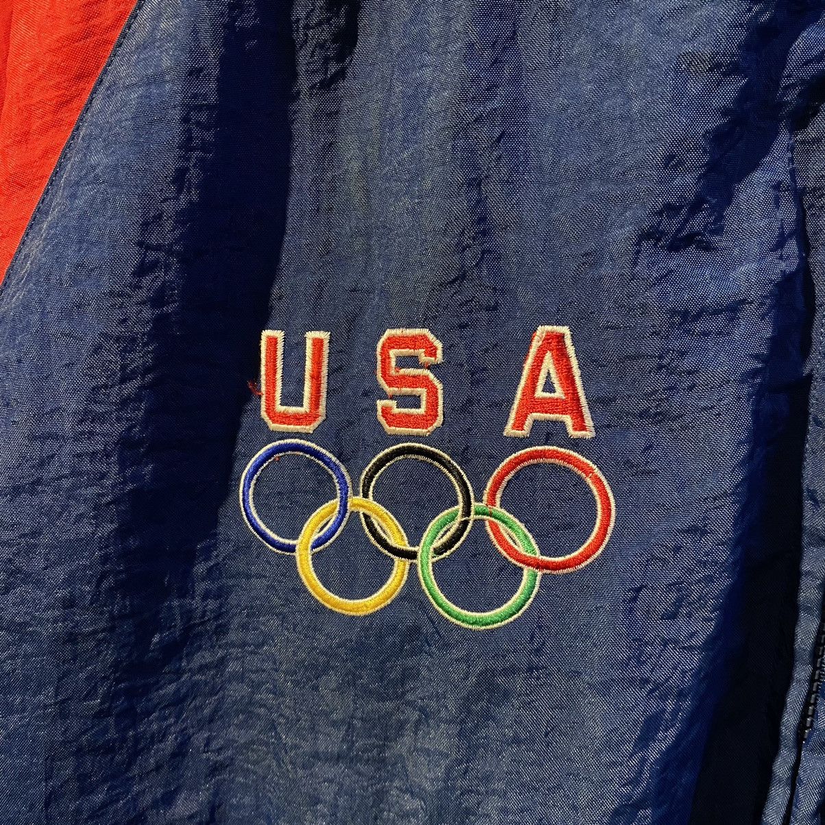 Starter × USA Olympics × Vintage VINTAGE RARE‼️USA Olympic Team By Starter Eagle Embroidery Size US L / EU 52-54 / 3 - 7 Thumbnail