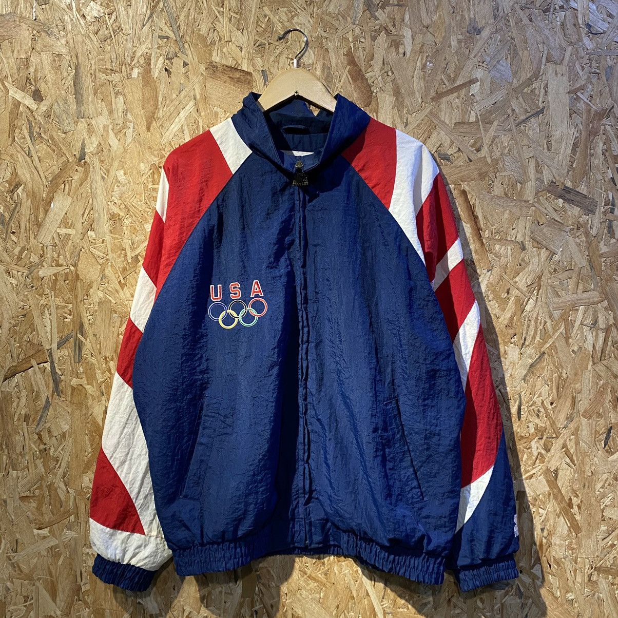 Starter × USA Olympics × Vintage VINTAGE RARE‼️USA Olympic Team By Starter Eagle Embroidery Size US L / EU 52-54 / 3 - 2 Thumbnail