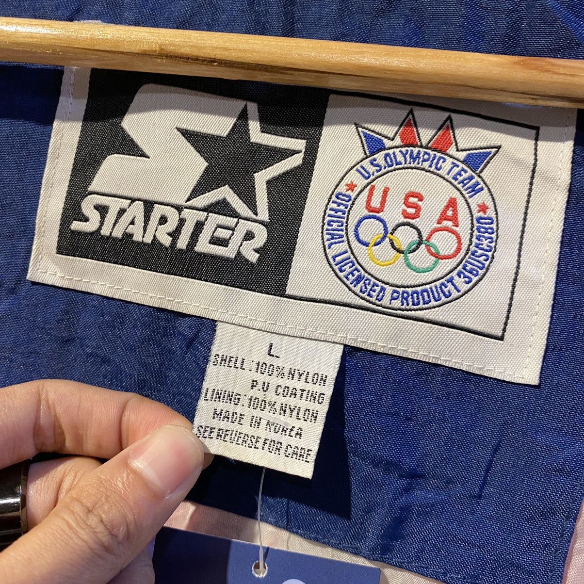 Starter × USA Olympics × Vintage VINTAGE RARE‼️USA Olympic Team By Starter Eagle Embroidery Size US L / EU 52-54 / 3 - 10 Thumbnail