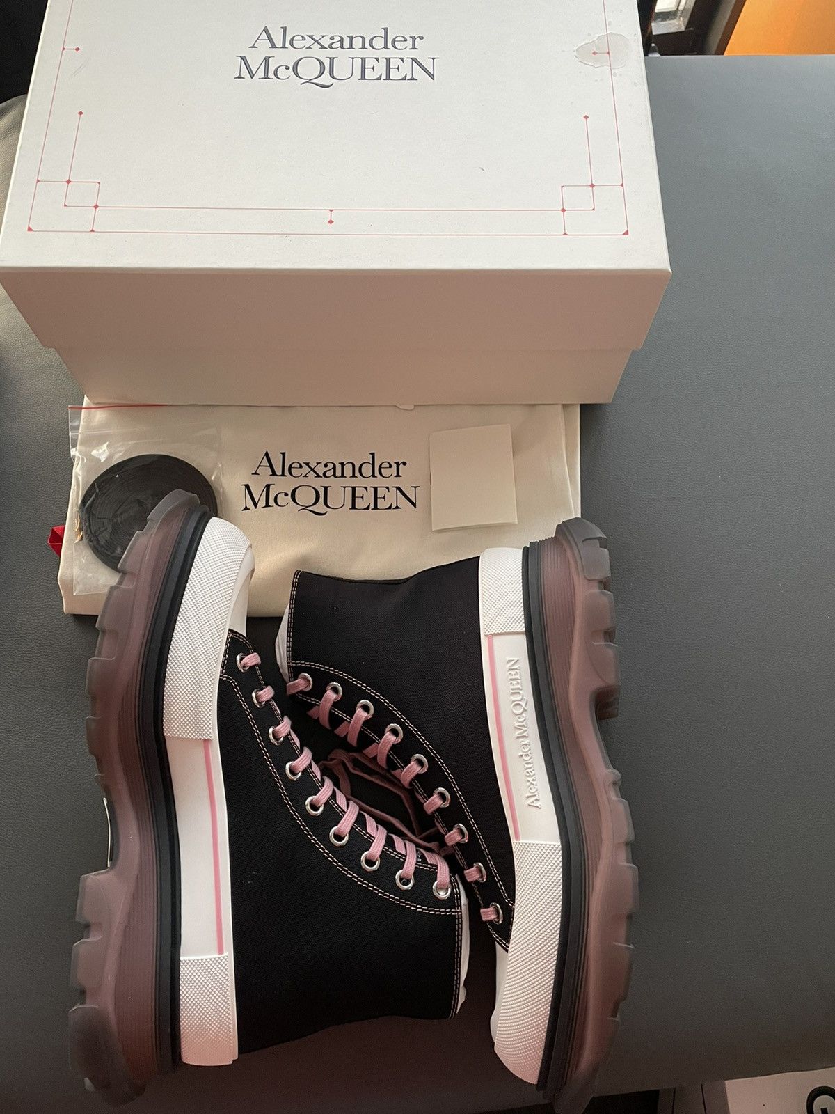 Alexander McQueen × MCQ Super Rare Limited Edition Runway Brand New Rare Tread Boots Size US 11 / EU 44 - 11 Thumbnail