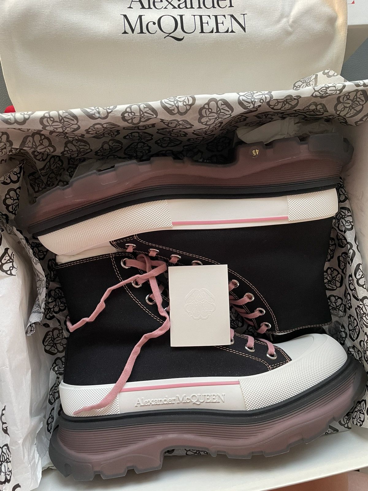 Alexander McQueen × MCQ Super Rare Limited Edition Runway Brand New Rare Tread Boots Size US 11 / EU 44 - 14 Thumbnail
