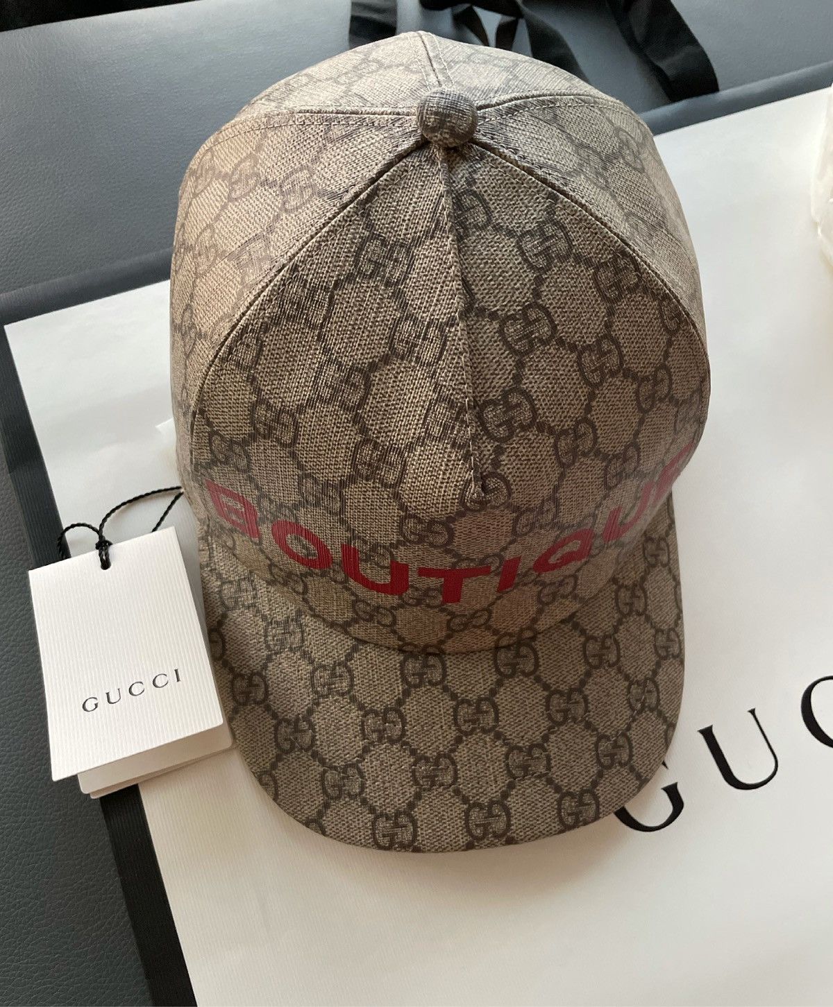 Gucci Rare Brand New Super Runway Limited Edition GG Logo Hat Size ONE SIZE - 6 Thumbnail