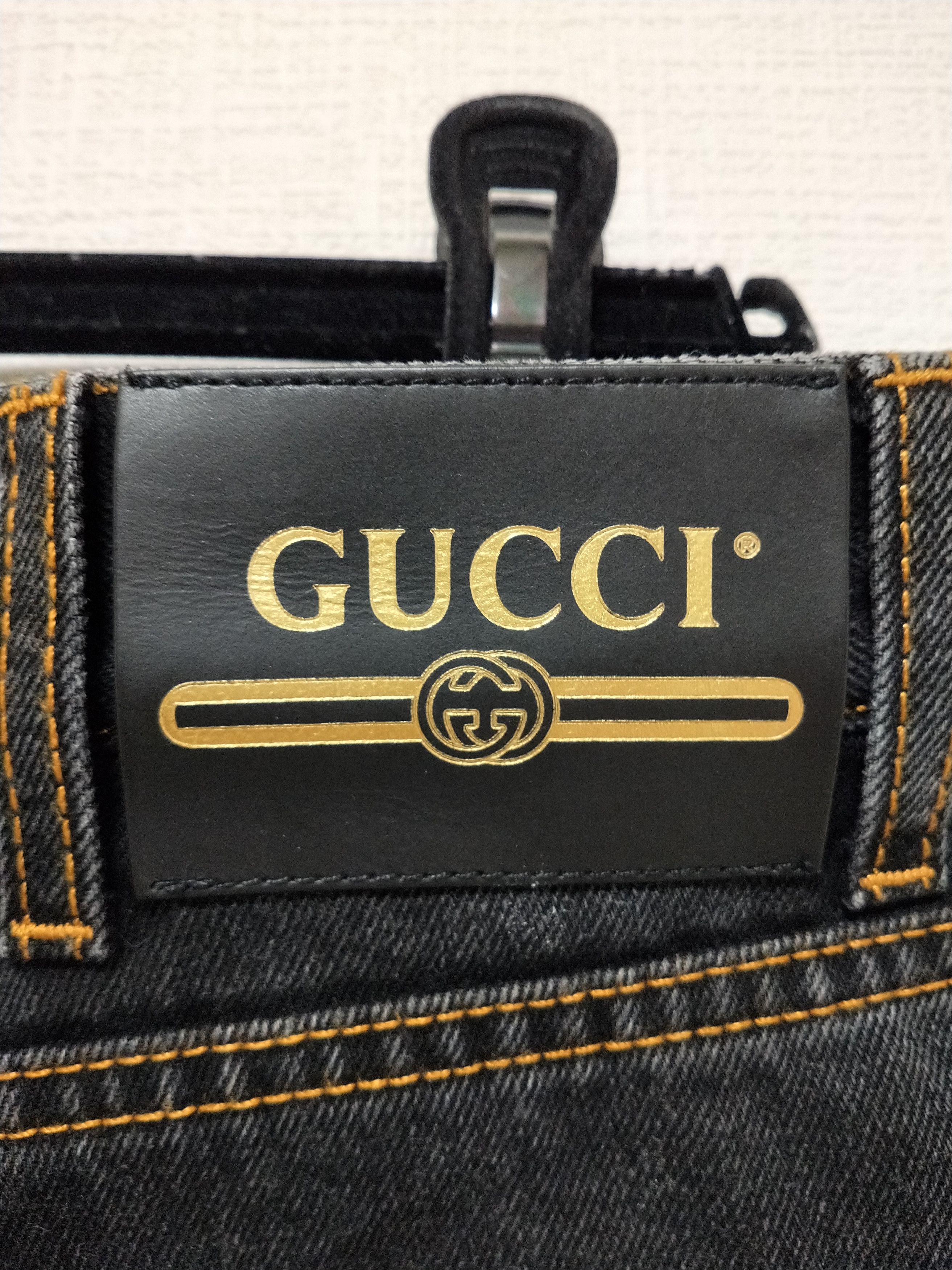 Gucci Embroidered Tapered Jeans Size US 34 / EU 50 - 4 Thumbnail