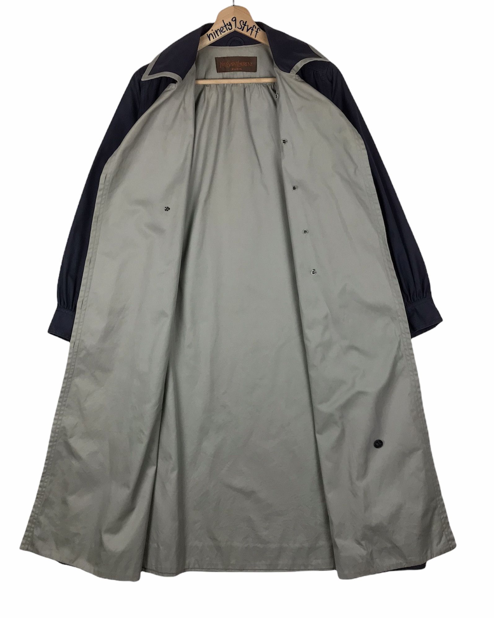 Yves Saint Laurent Last Drop❗️ Vintage Yves Saint Laurent Trench Coat Size US M / EU 48-50 / 2 - 3 Thumbnail