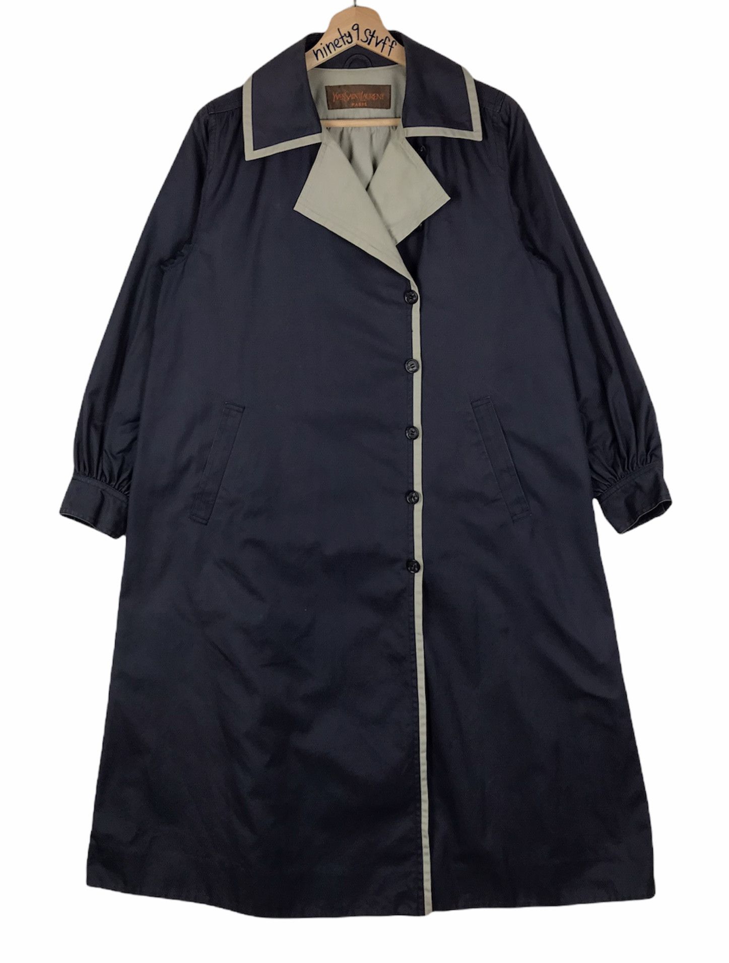 Yves Saint Laurent Last Drop❗️ Vintage Yves Saint Laurent Trench Coat Size US M / EU 48-50 / 2 - 1 Thumbnail