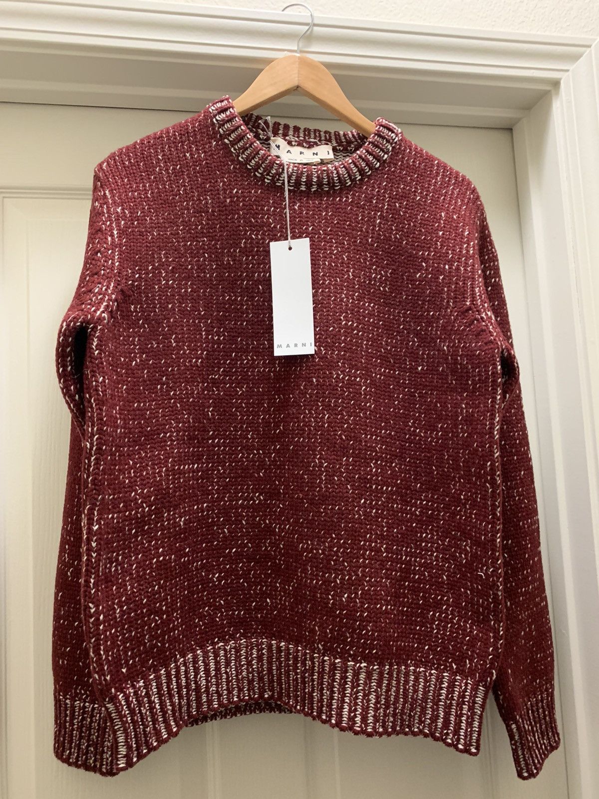 Marni RARE GRAIL intricate knit sweater jumper Size US M / EU 48-50 / 2 - 3 Thumbnail