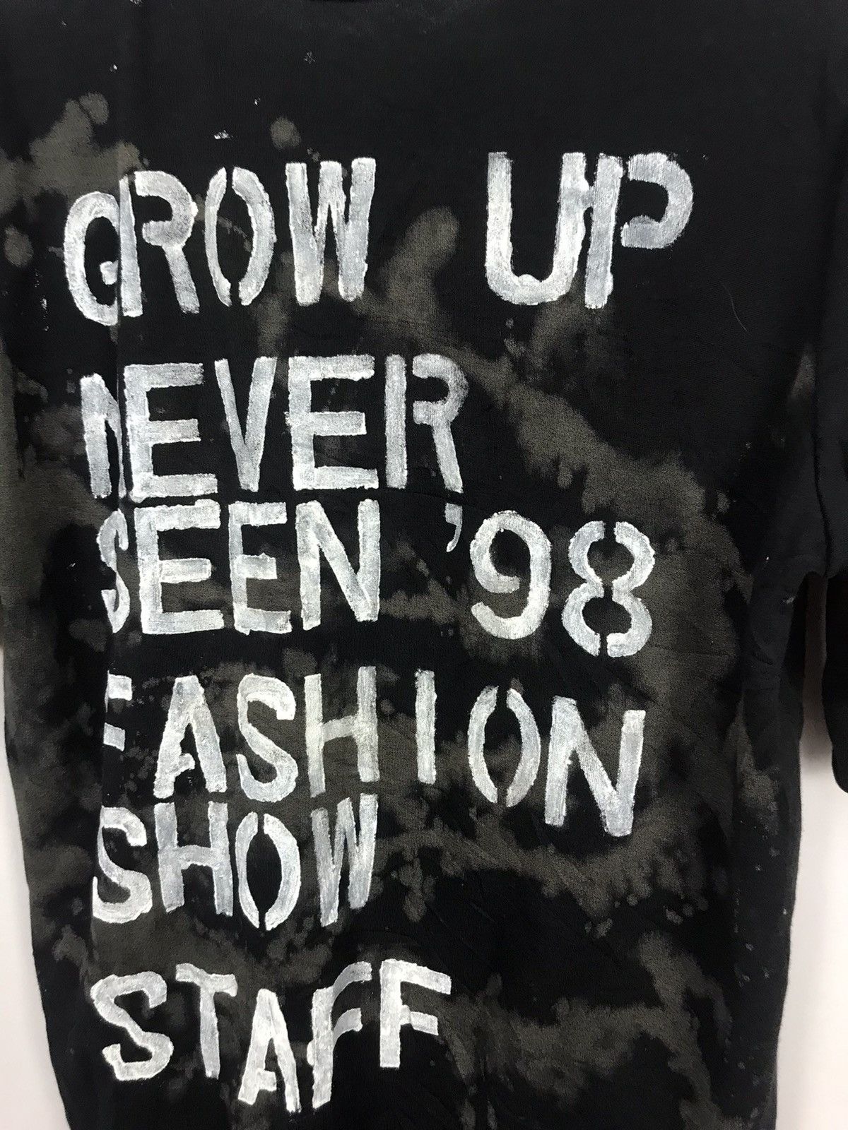 Other Acid wash “grow up never seen 98 fashion show staff”tshirt Size US M / EU 48-50 / 2 - 3 Thumbnail