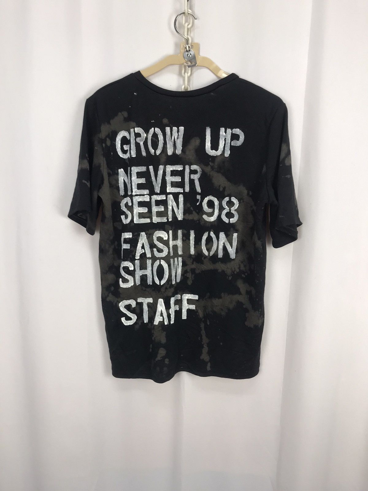 Other Acid wash “grow up never seen 98 fashion show staff”tshirt Size US M / EU 48-50 / 2 - 6 Thumbnail