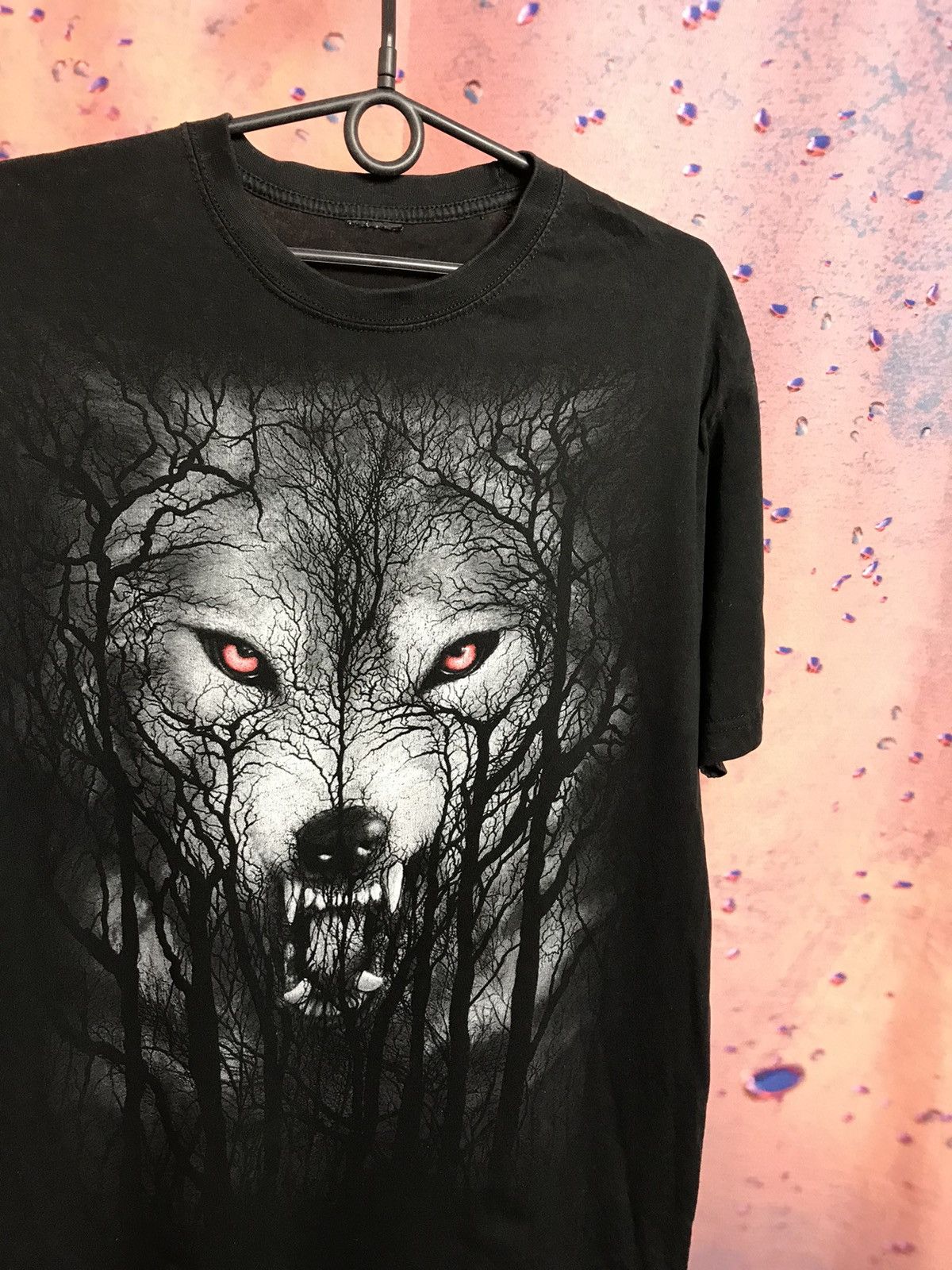 Vintage Vintage Wolf Animal streetwear tee Size US L / EU 52-54 / 3 - 1 Thumbnail