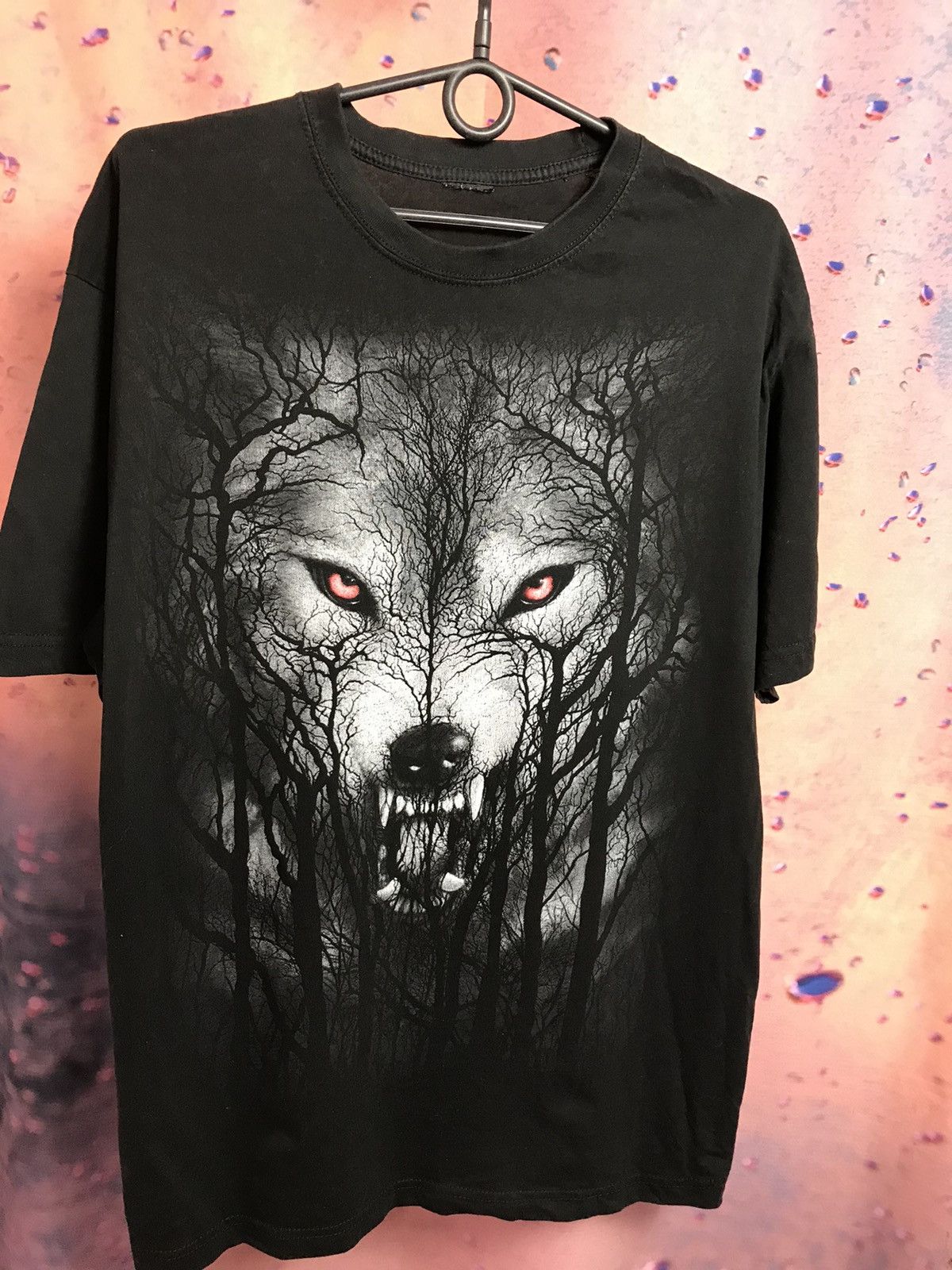 Vintage Vintage Wolf Animal streetwear tee Size US L / EU 52-54 / 3 - 2 Thumbnail