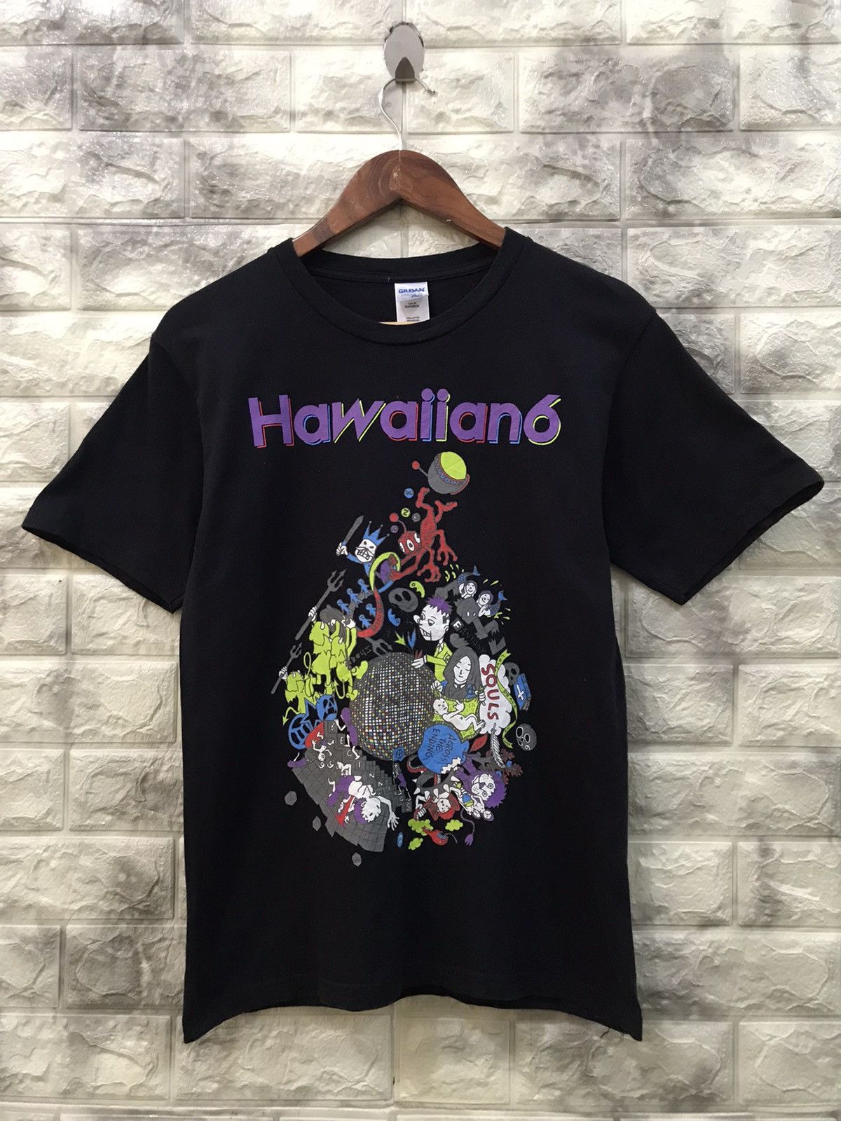 Other Vintage Hawaiian 6 Band Black Tee Size US S / EU 44-46 / 1 - 3 Thumbnail
