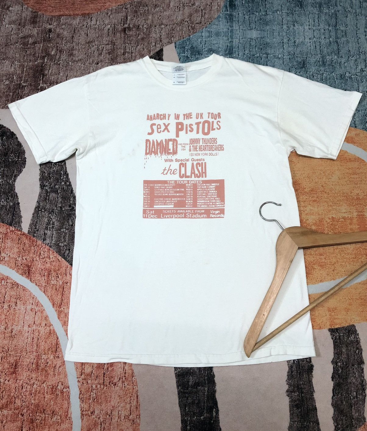 Band Tees × Vintage RARE🔥VINTAGE Y2K ANARCHY IN THE UK TOUR SHIRT Size US M / EU 48-50 / 2 - 1 Thumbnail