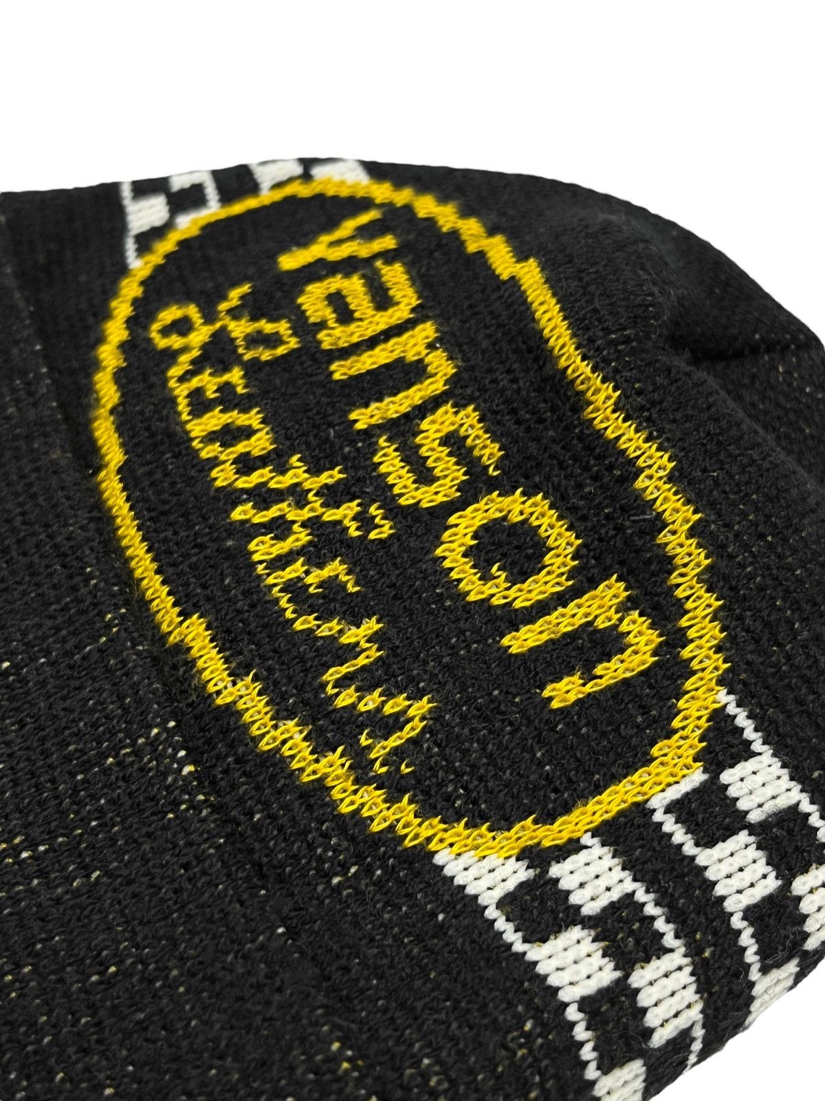 Vanson Leathers × Vintage 🏁🔥Vintage VANSON LEATHER Acrylic~Nylon Beanie Made In USA Size ONE SIZE - 6 Thumbnail