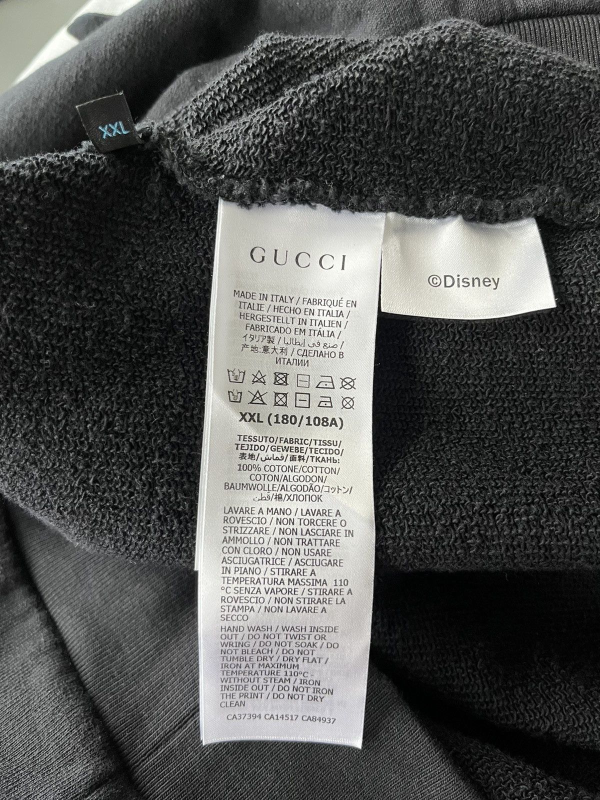 Disney × Gucci Brand New Limited Edition Disney x Gucci Distressed Hoodie Size US XL / EU 56 / 4 - 8 Thumbnail