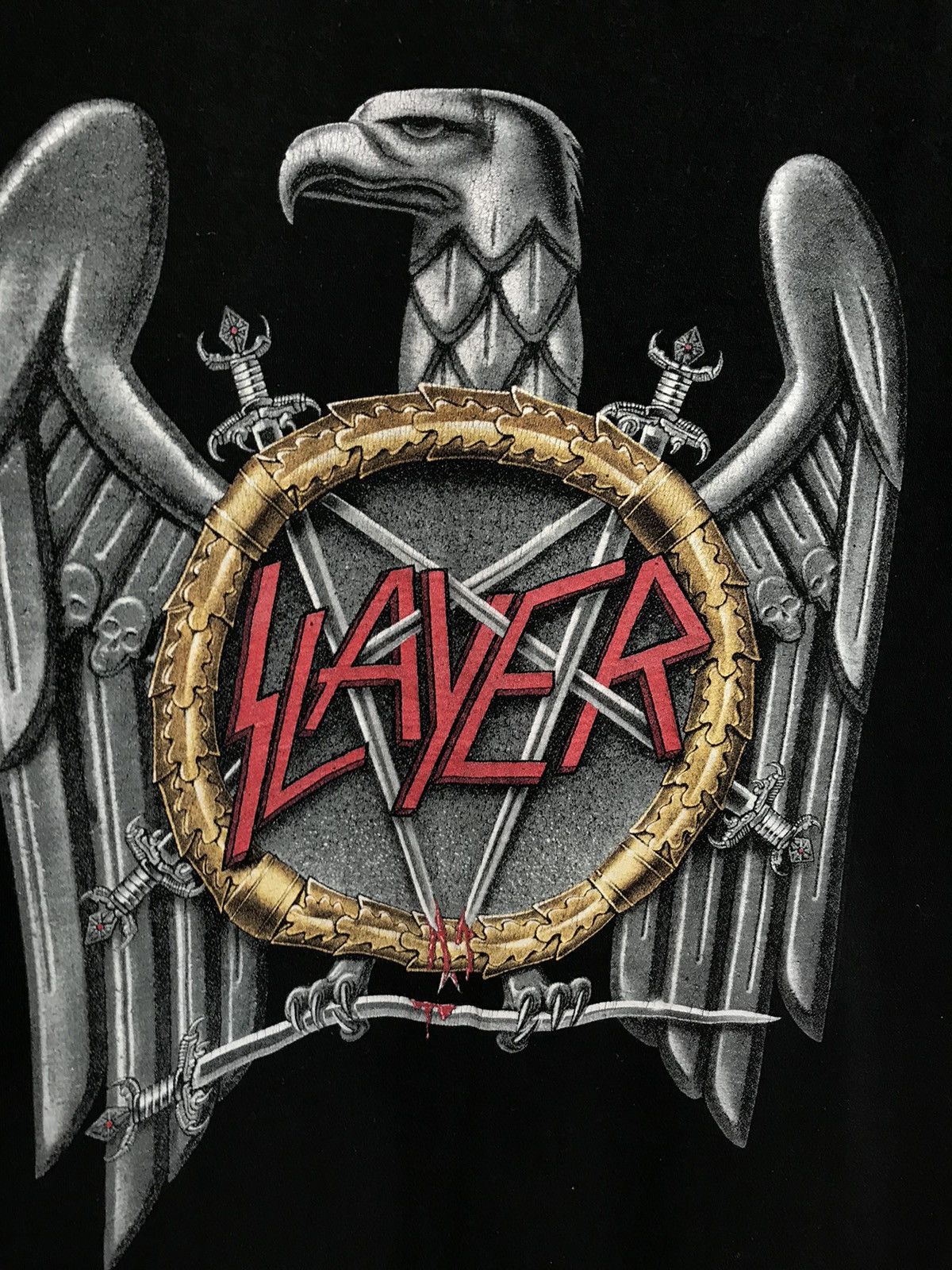 Band Tees Vintage Slayer band rock tee Size US L / EU 52-54 / 3 - 3 Thumbnail